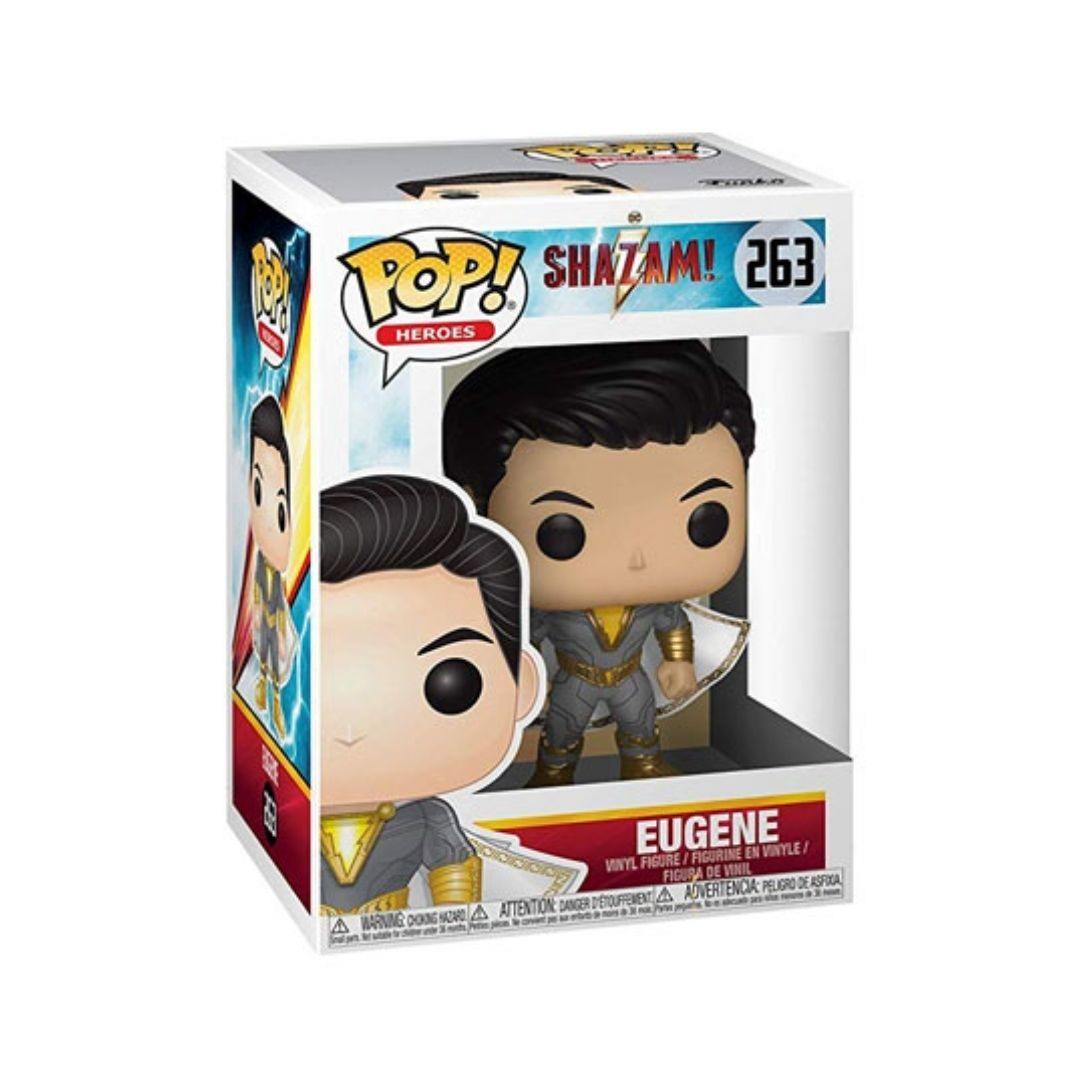 Funko DC Shazam POP! Heroes Eugene Vinyl Figure #263 - Collectible Action Figure for Superhero Fans & Home Decor