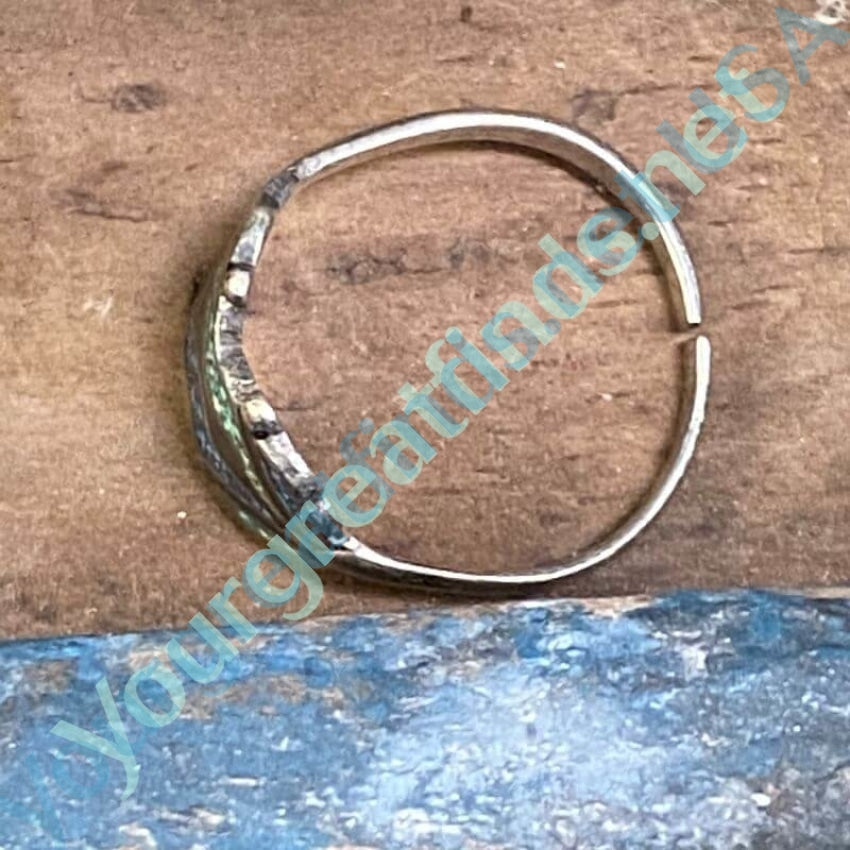 Tiny Sterling Silver Chip Mosaic Inlay Ring from Taxco Mexico - Handcrafted Jewelry for Women, Perfect for Everyday Wear & Special Occasions