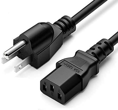 Pyle Pro PMX802M 8 Channel LCD Powered Mixer Replacement Power Cord - Marg AC Outlet Socket Cable Plug Lead for Professional Audio Mixing & Live Sound Equipment