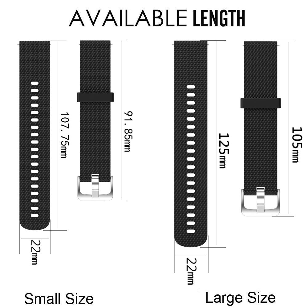 Garmin Vivoactive 4 Silicone Band - Replacement Strap for Venu 2 - Gym & Daily Wear