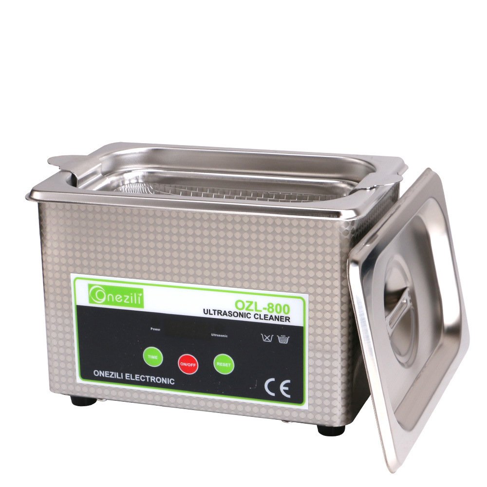 Professional Ultrasonic Cleaner Machine with Digital Timer - Smart Jewelry Cleaner for Rings, Necklaces, Eyeglasses, Watches, Dentures & Small Parts | Perfect for Home Jewelry Care, Optical Maintenance & Gun Cleaning