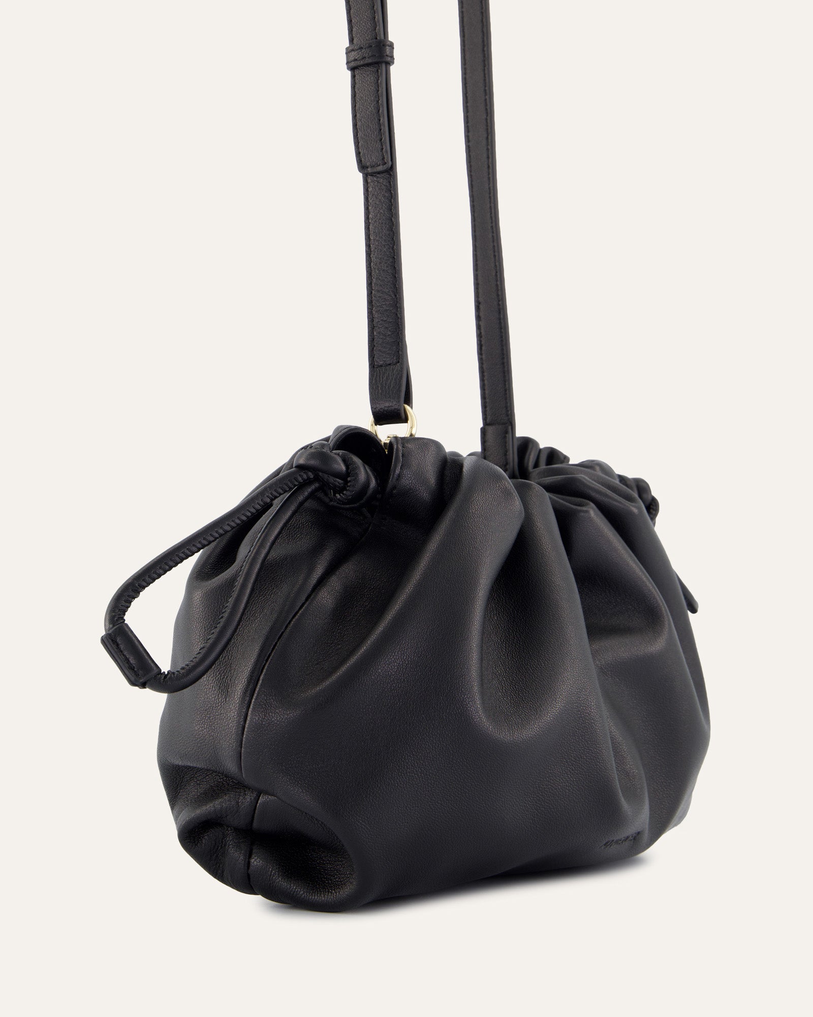 PIPPA Black Leather Crossbody Bag for Women - Stylish & Durable Handbag for Everyday Use, Travel, and Work
