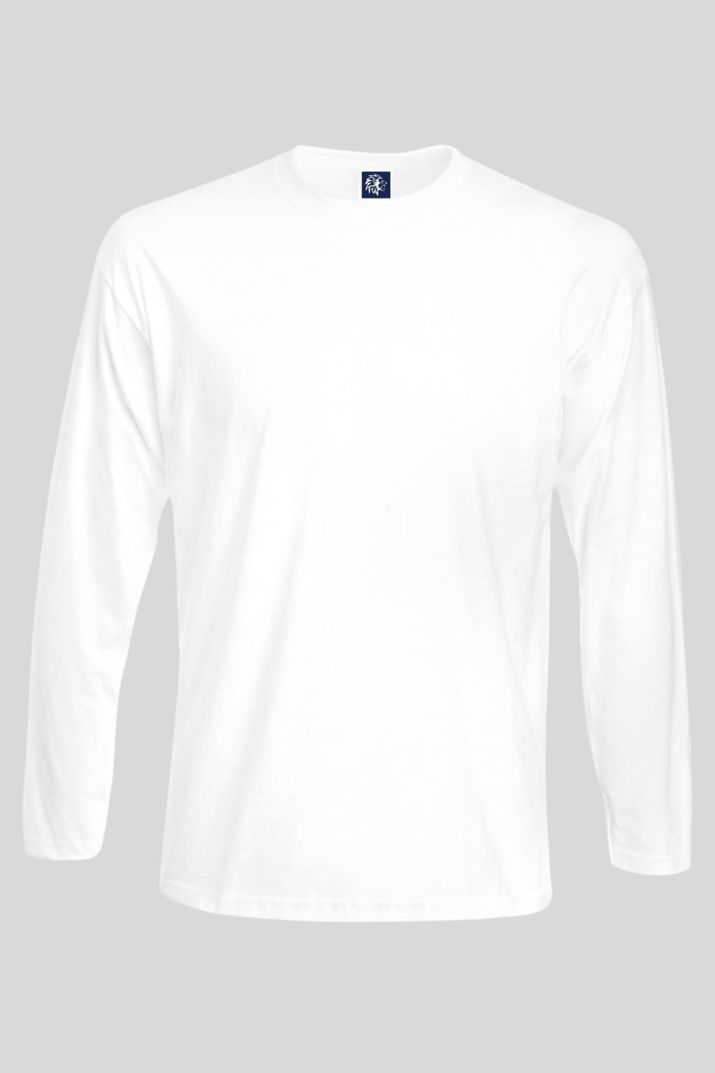 Barucci Blase White Premium Cotton Long Sleeve T-Shirt 3 Pack - Soft Comfortable Casual Shirts for Men, Work, Gym & Everyday Wear