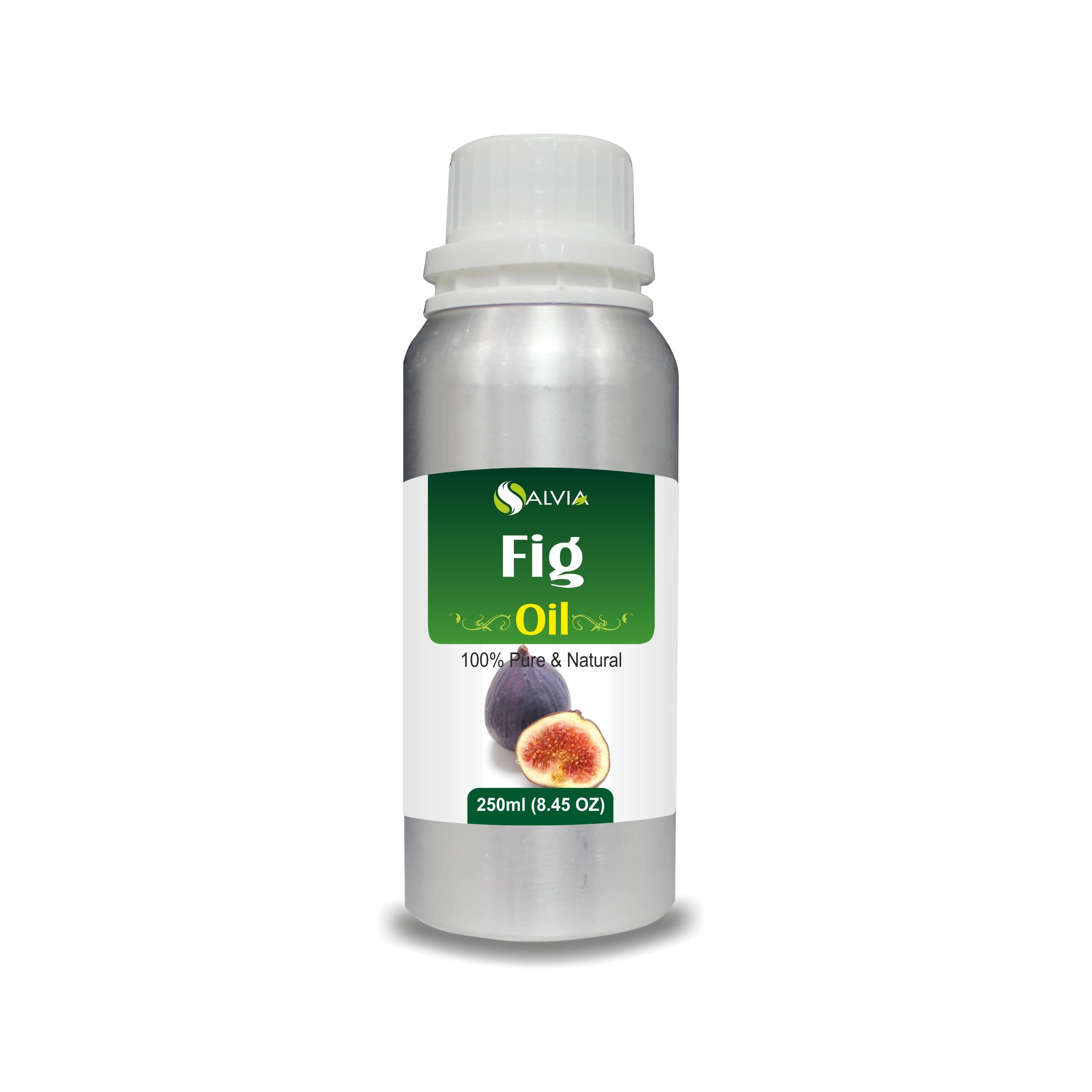 Pure & Natural Fig Oil for Skin Care, Hair Care & Aromatherapy - 250ml (8.45 Fl Oz) - Hydrating Facial Serum, Scalp Treatment & Relaxing Massage Oil