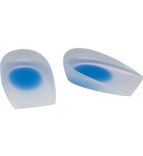 DJ Orthopedics Silicone Heel Cups for Pain Relief - Small/Medium Size (Model 79-81103) - Pair of Comfortable Heel Support Pads - Ideal for Plantar Fasciitis, Heel Spurs & Foot Pain - Perfect for Running, Walking & Everyday Wear