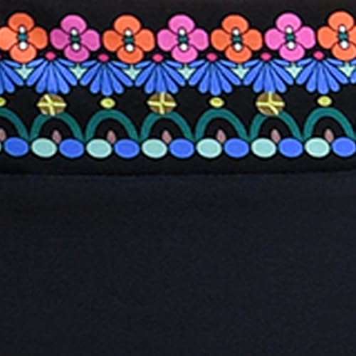Black//Pop Floral Solids