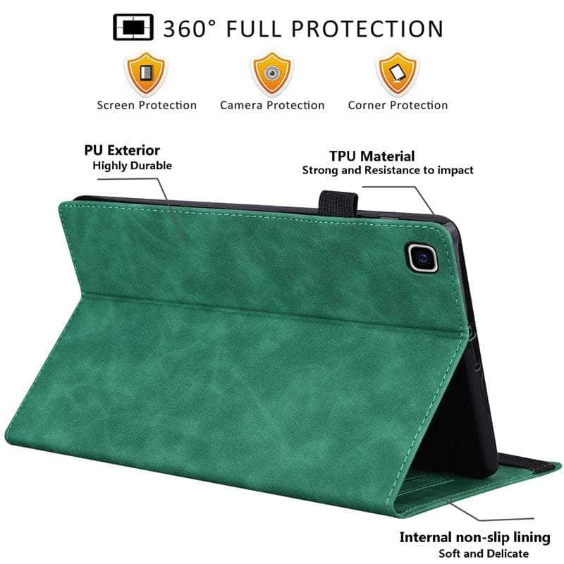 Samsung Galaxy Tab S8 Ultra 2022 Case with Flip Cover, Wallet & Card Holder - Perfect for Work, Travel & Entertainment