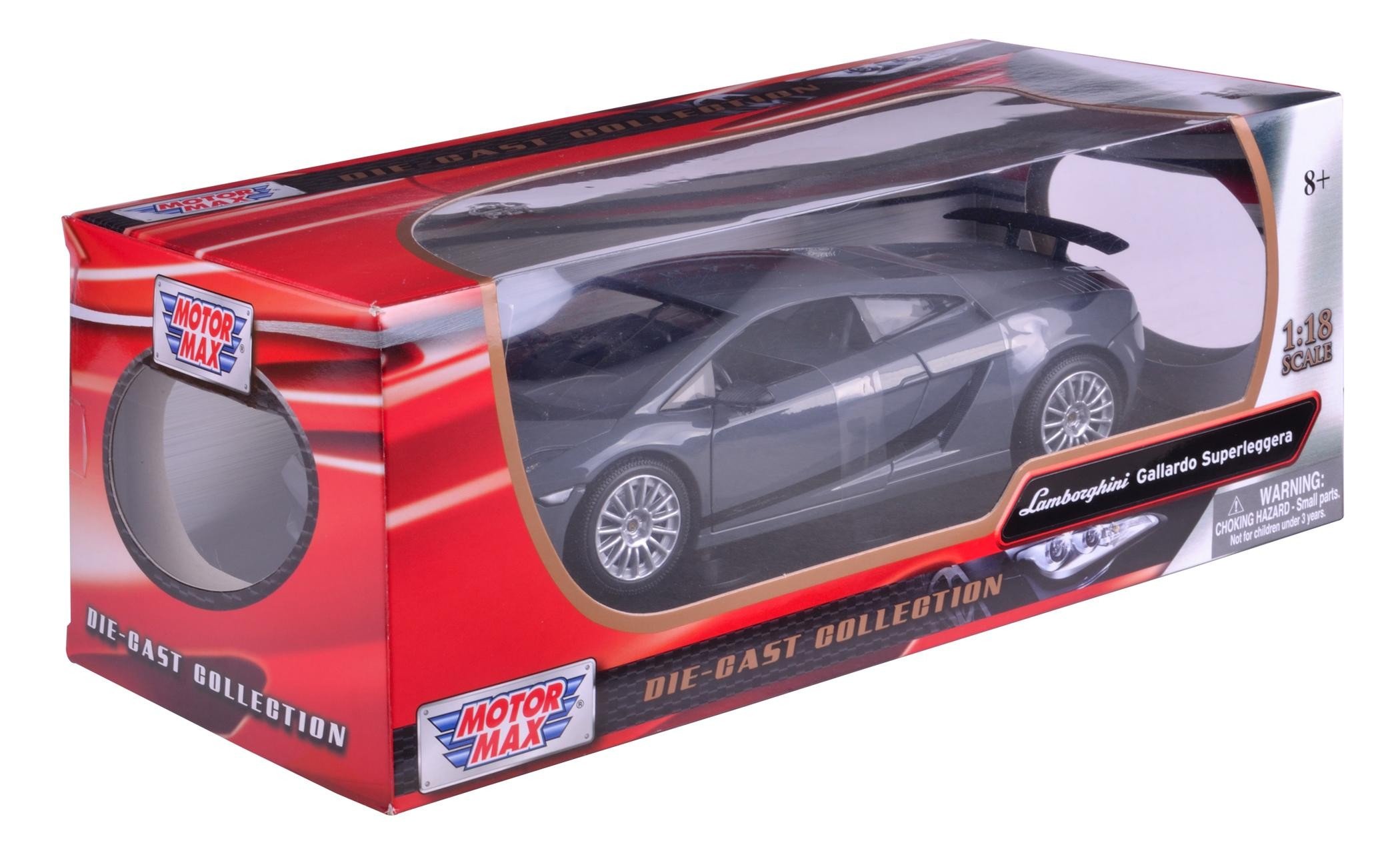 1:18 Scale Lamborghini Gallardo Superleggera Diecast Model Car - Premium Collectible Toy for Adults & Kids - Perfect for Display, Gift Giving & Racing Play Scenes