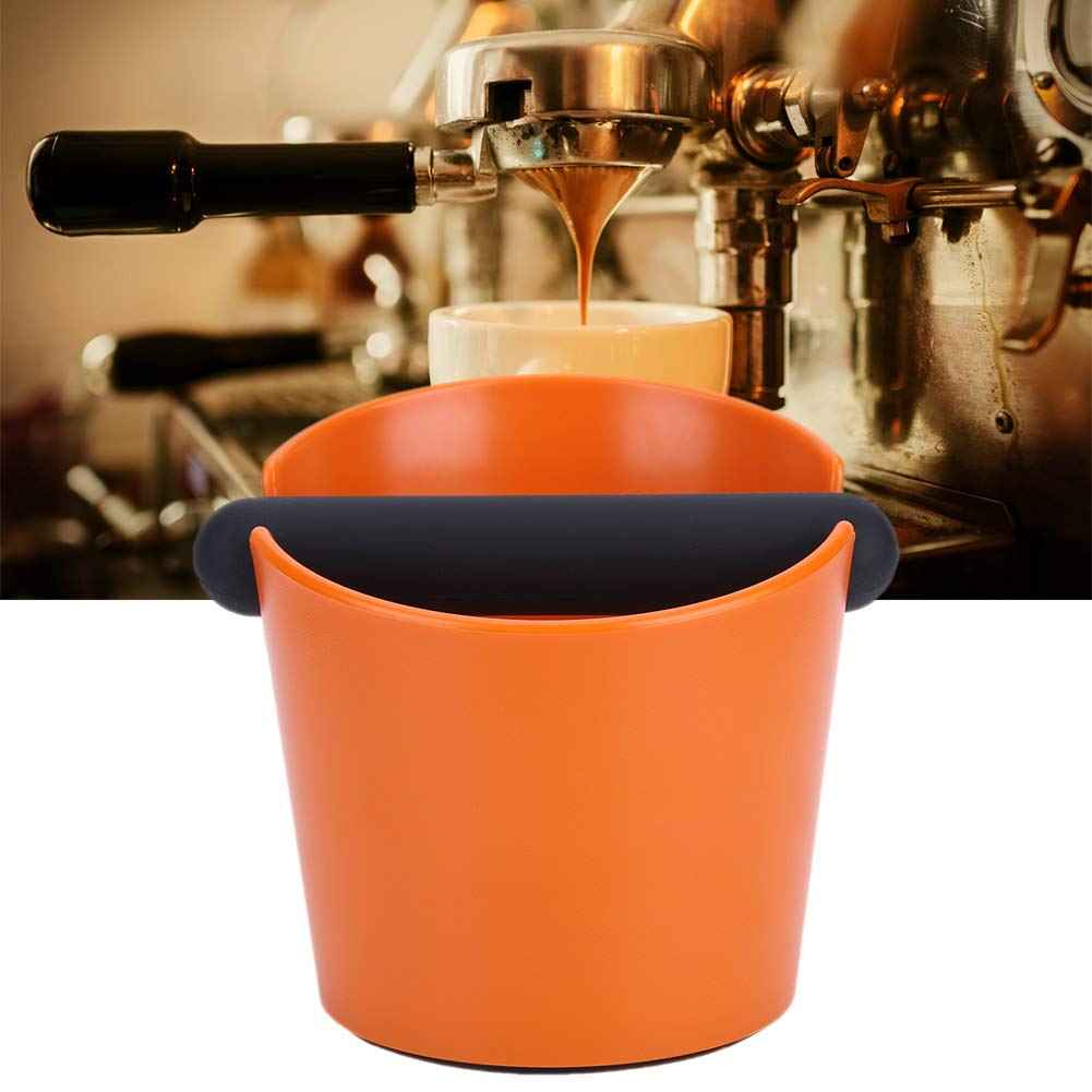 Cerlingwee Coffee Grind Dump Bin - Anti-Slip Knock Box for Espresso Grounds - Perfect for Coffee Shops, Bars, Home Kitchens & Milk Tea Stores - Ideal for Baristas & Home Brewing Enthusiasts