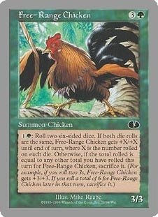 Free-Range Chicken MTG Card - Magic the Gathering Unglued #58 Common - Collectible Trading Card Game for Casual Play & Deck Building
