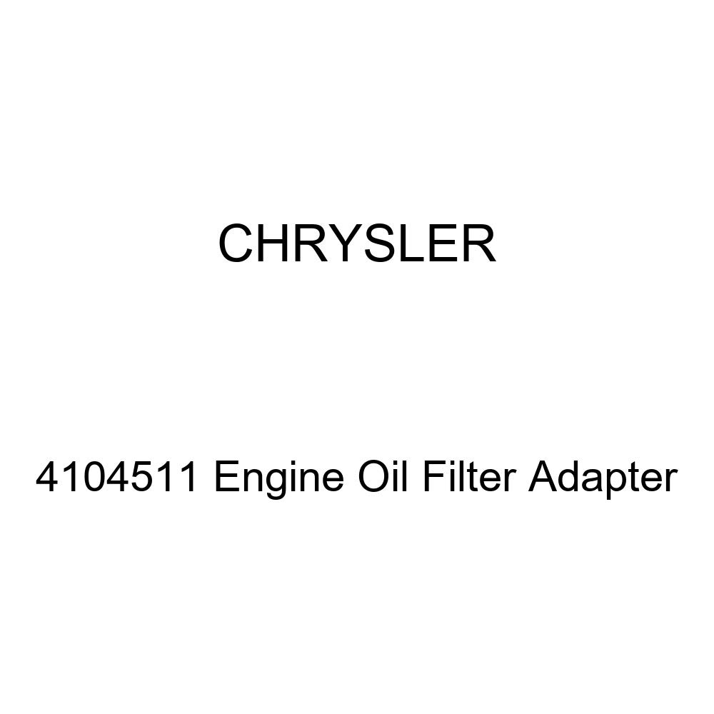 Genuine Chrysler 4104511 Engine Oil Filter Adapter - High Performance Replacement Part for Chrysler Vehicles | Perfect for Engine Maintenance & Oil Change