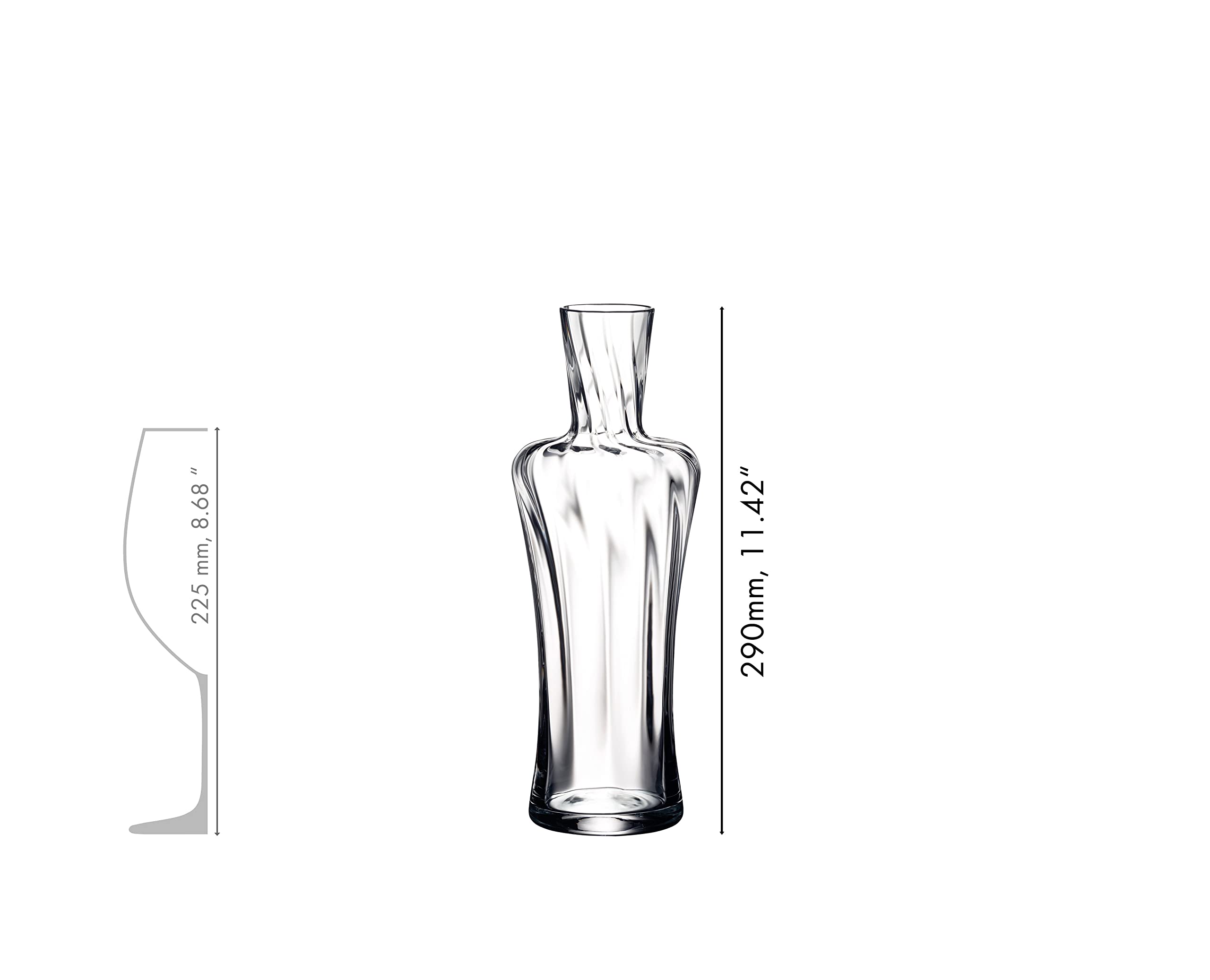Premium Riedel Medoc Decanter for Wine Aeration - Crystal Clear Glass Wine Decanter for Red Wine Lovers - Perfect for Gifting, Dinner Parties & Wine Tasting Events