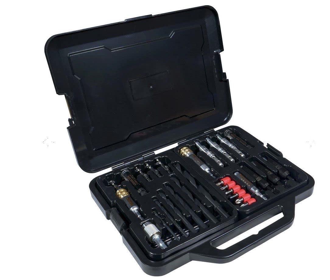 Montana Brands MB-63129 48-Piece Complete Woodworking Drill & Driver Bit Set - Perfect for DIY Projects, Furniture Making, and Home Repairs