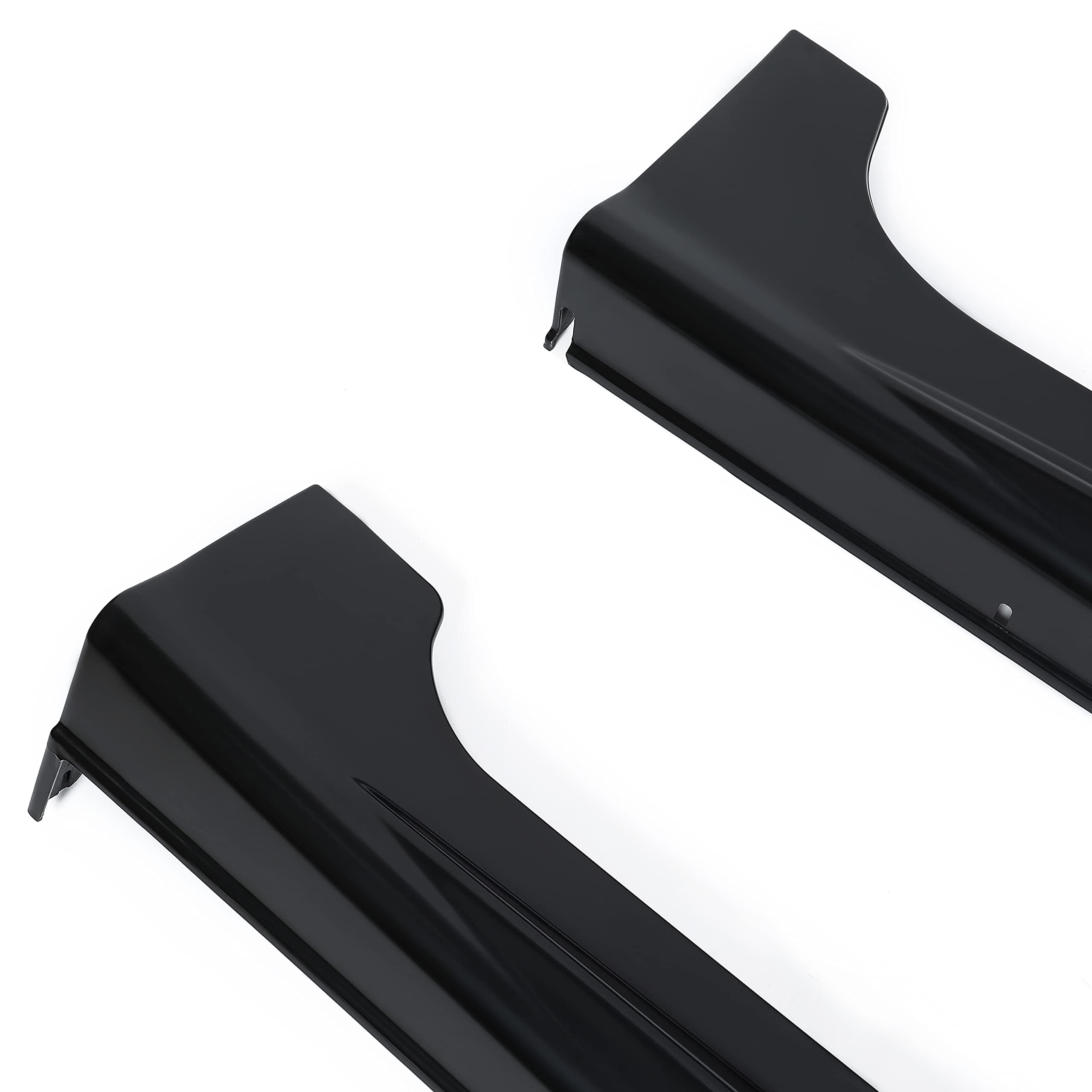 HECASA Side Skirts for 2012-2015 Honda Civic 4-Door Sedan - Black Spoiler Extension Splitter Panel Pair - Enhance Style & Aerodynamics for Street & Show Cars
