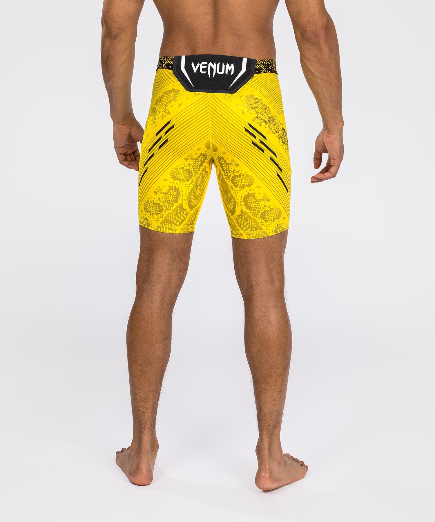 Venum UFC Adrenaline Personalized Authentic Fight Night MMA Shorts for Men - Yellow | Vale Tudo Training & Competition Gear for UFC Fans & Fighters
