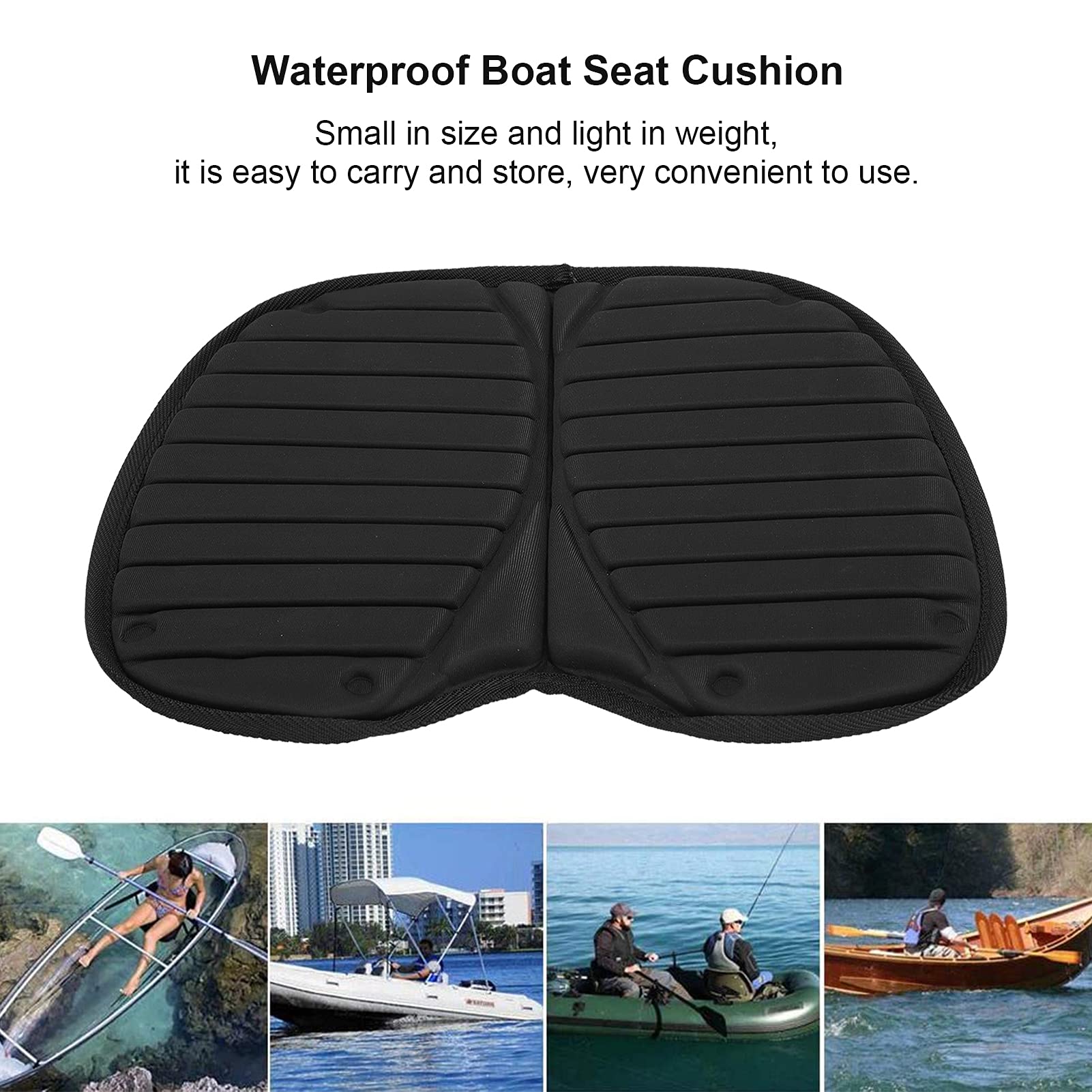 **Premium EVA Kayak Seat Cushion - Waterproof & Comfortable Canoeing Seat Pad for Kayak, Canoe, Fishing Boat | Ideal for Long Trips, Fishing & Outdoor Adventures**