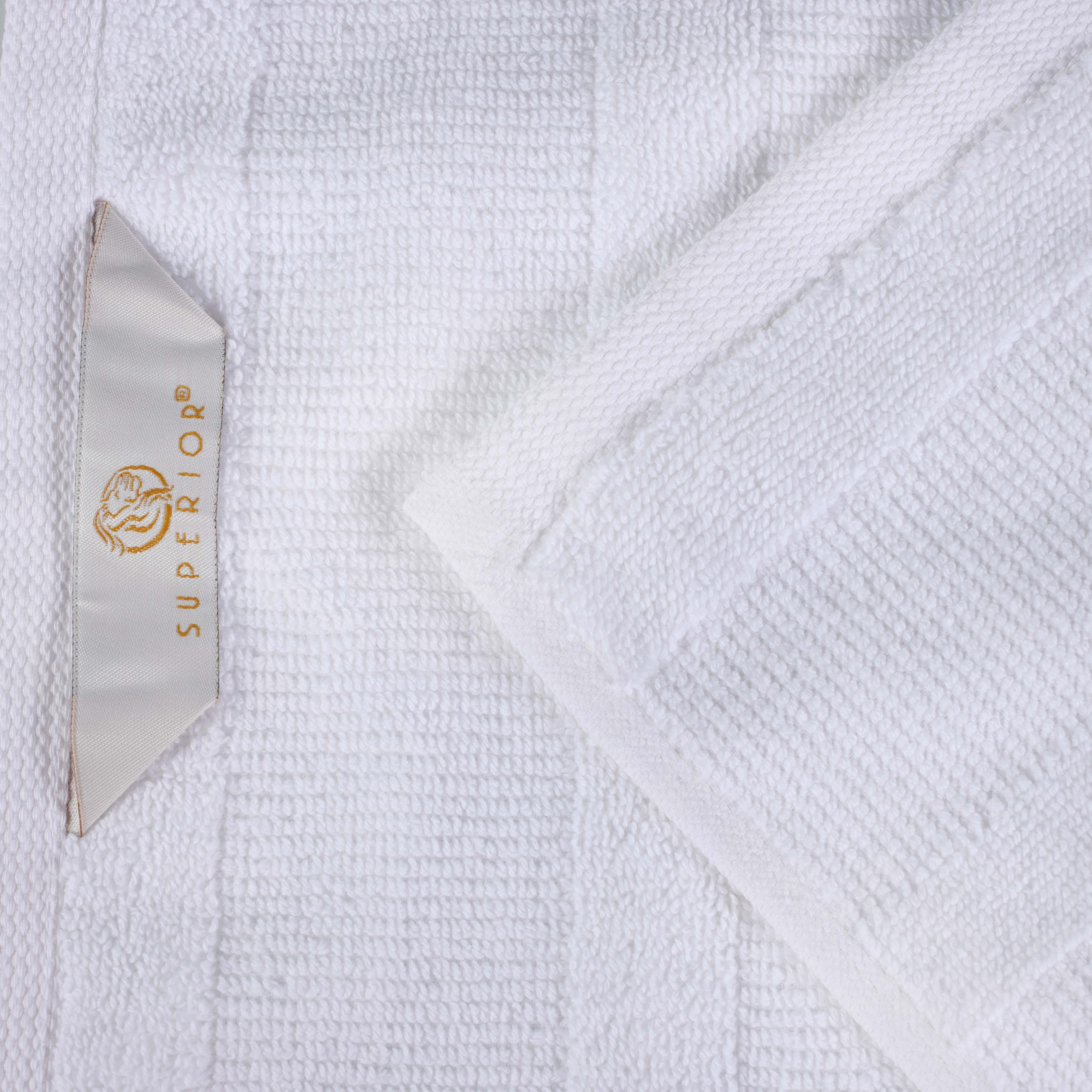 Premium Roma Cotton Ribbed Textured Hand Towels - 6-Piece Set for Bathroom, Kitchen & Guest Use | Soft & Absorbent Towels for Everyday Luxury