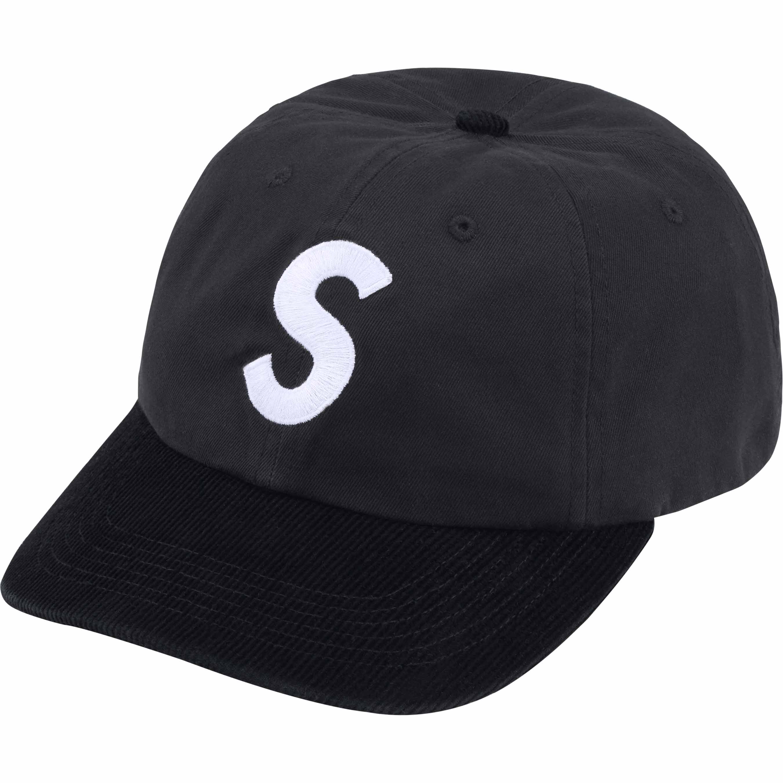 Supreme 2-Tone S Logo 6-Panel Black Baseball Cap - Stylish Streetwear Hat for Men & Women | Perfect for Casual Outfits, Hip-Hop Fashion & Urban Lifestyle