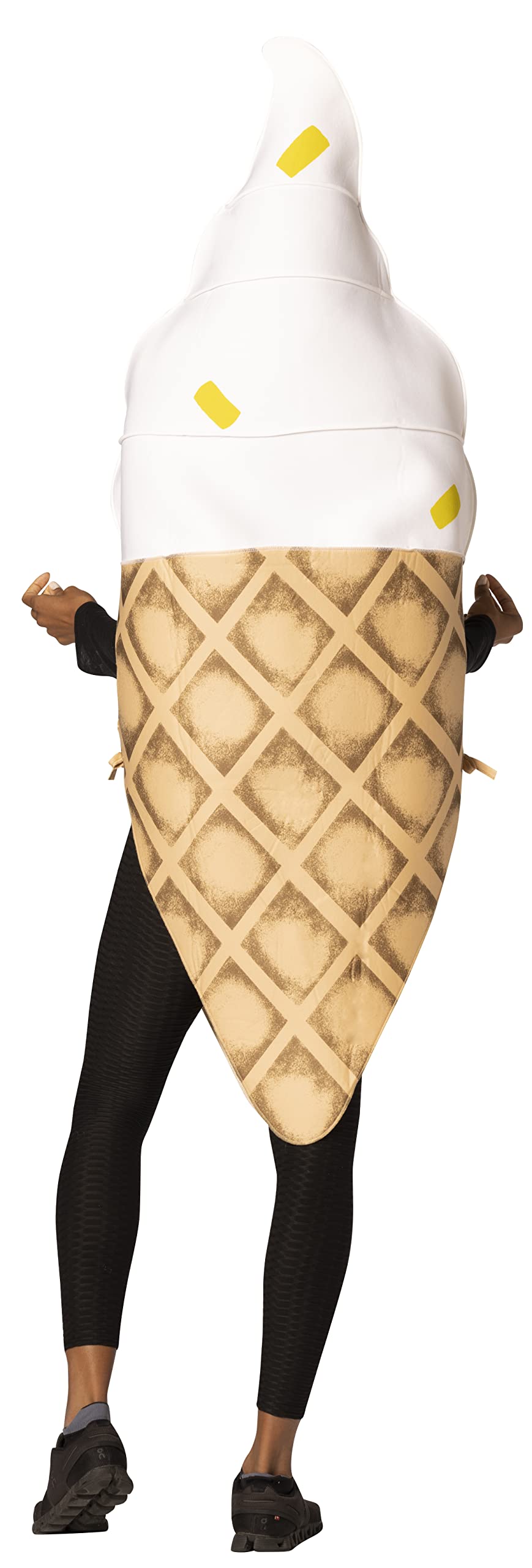 Rasta Imposta Ice Cream Cone Costume - Fun & Colorful Adult Dress Up for Halloween, Cosplay, and Themed Parties