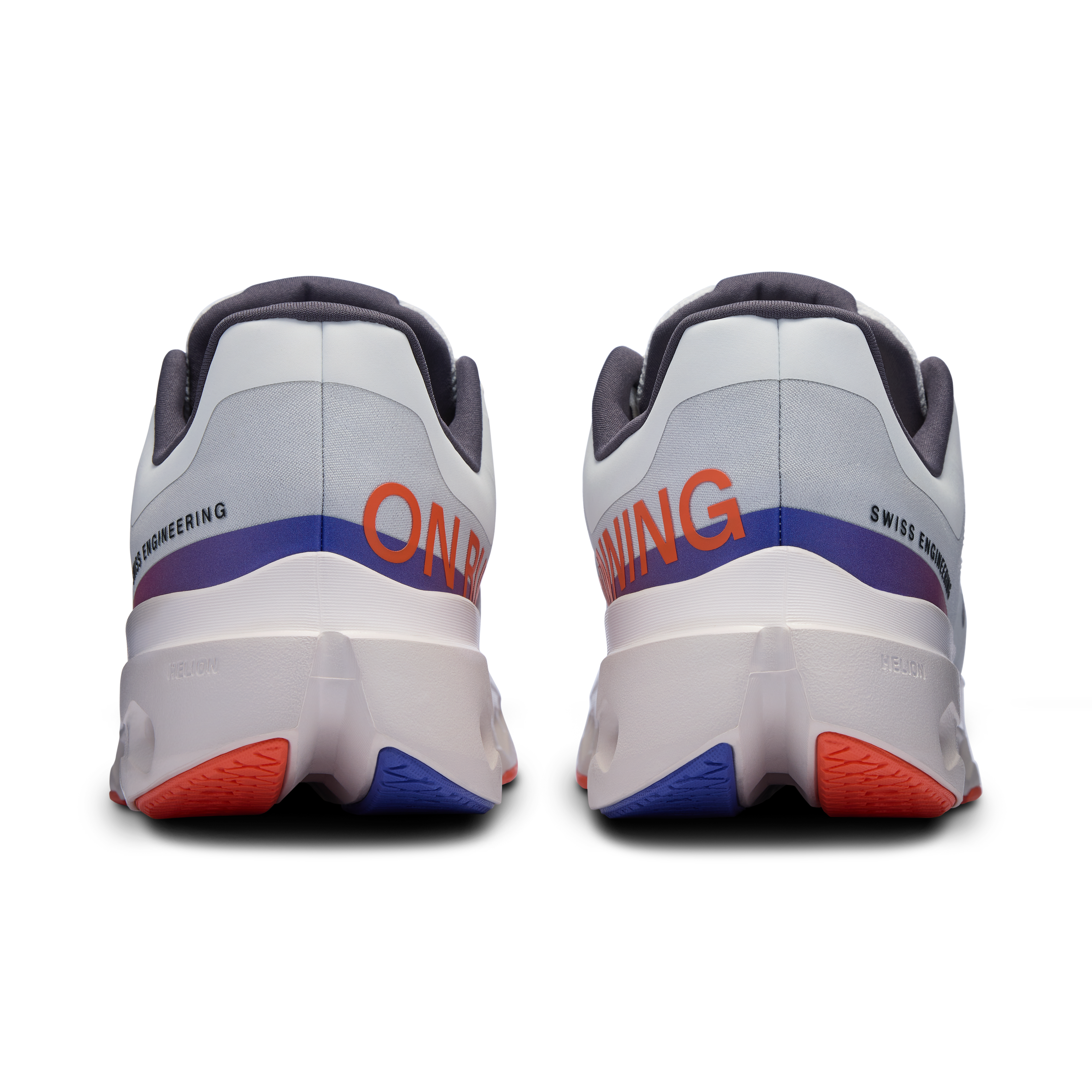 On Running Men's Cloudsurfer Next Running Shoes - White/Flame | Lightweight Cushioned Sneakers for Road Running, Jogging & Gym Workouts