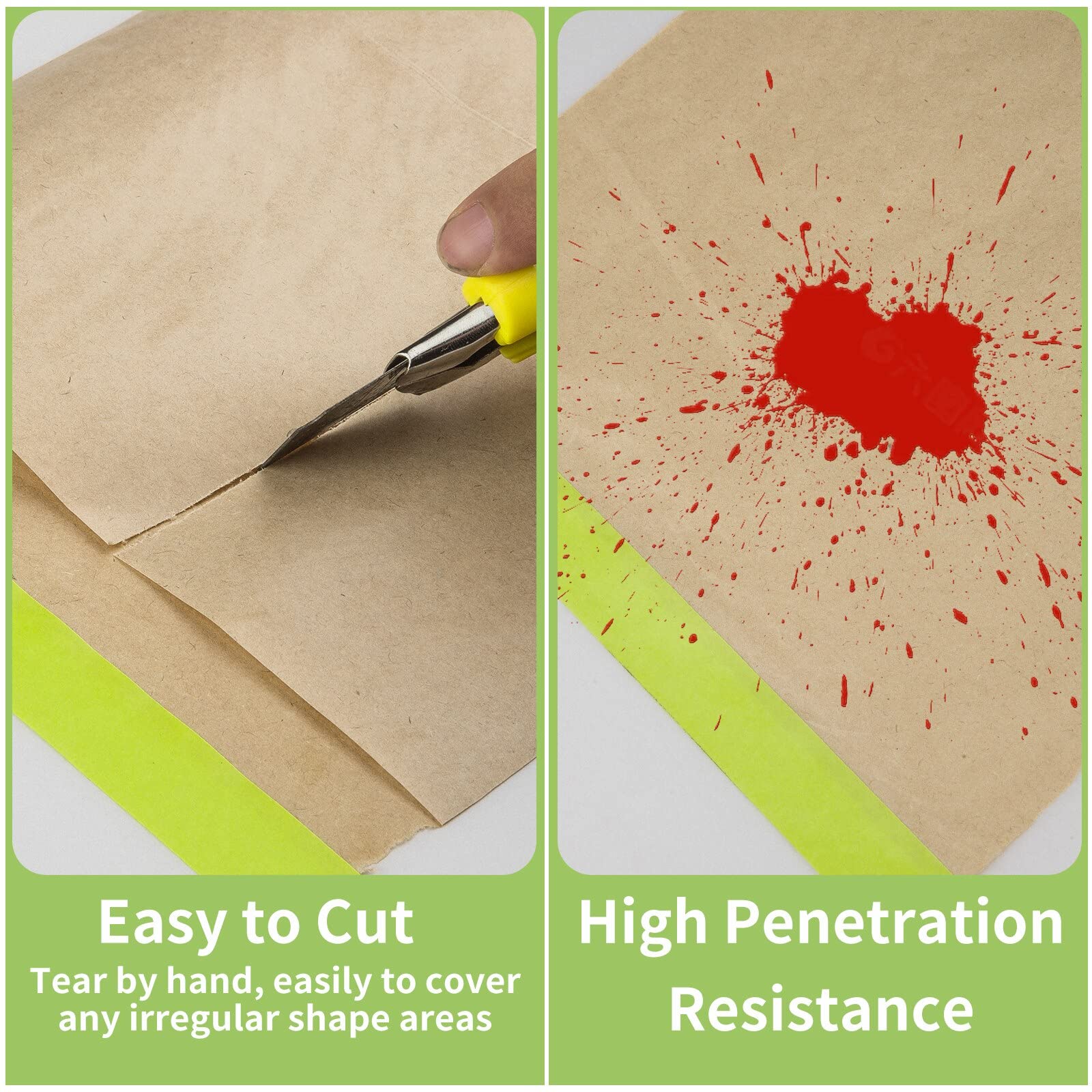 Pre-Taped Masking Paper for Painting - 6