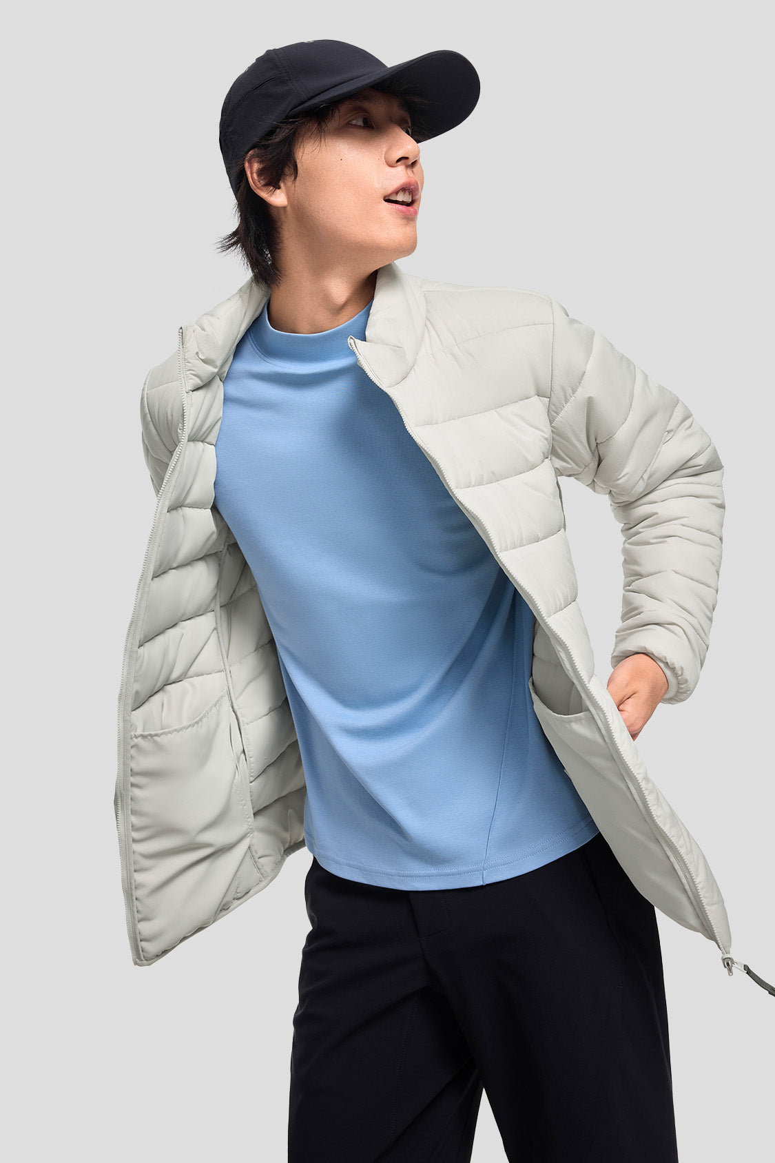 ElementFlex Men's 3-in-1 Relaxed Jacket - Lightweight Waterproof Windbreaker for Hiking, Camping & Outdoor Activities