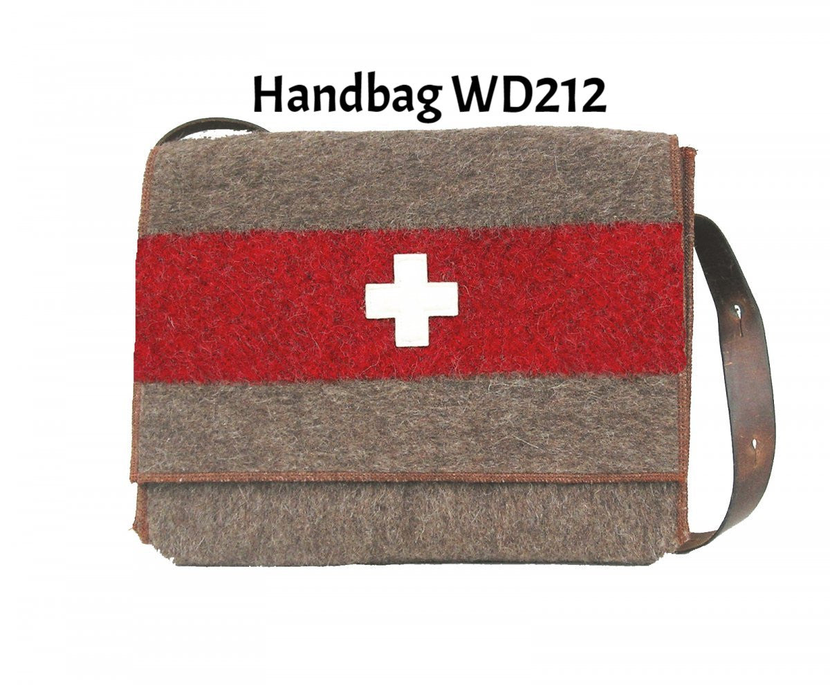 Premium Swiss Boiled Wool Blanket Handbags by KARLEN Swiss - Luxurious & Durable Fashion Accessories for Women, Perfect for Travel, Work & Everyday Use