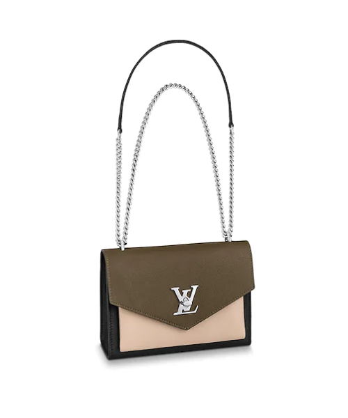 Louis Vuitton MyLockMe BB Crossbody Bag in Laurier Toffee & Black - Stylish Shoulder Purse for Women, Perfect for Work, Travel & Everyday Use