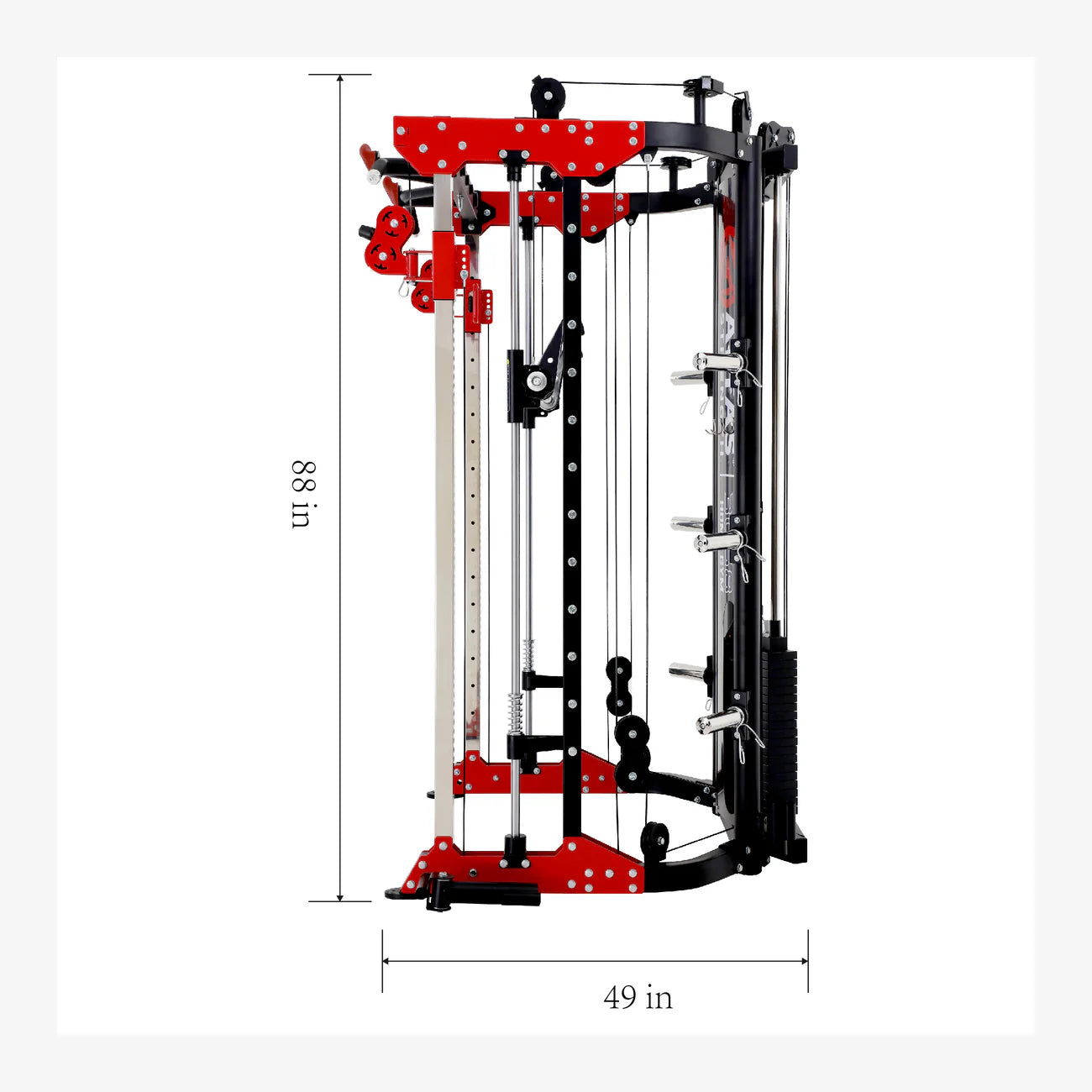 Altas Strength AL 3058G Light Commercial Smith Machine - Heavy Duty Gym Equipment for Home & Commercial Use | Perfect for Strength Training & Weight Lifting Workouts