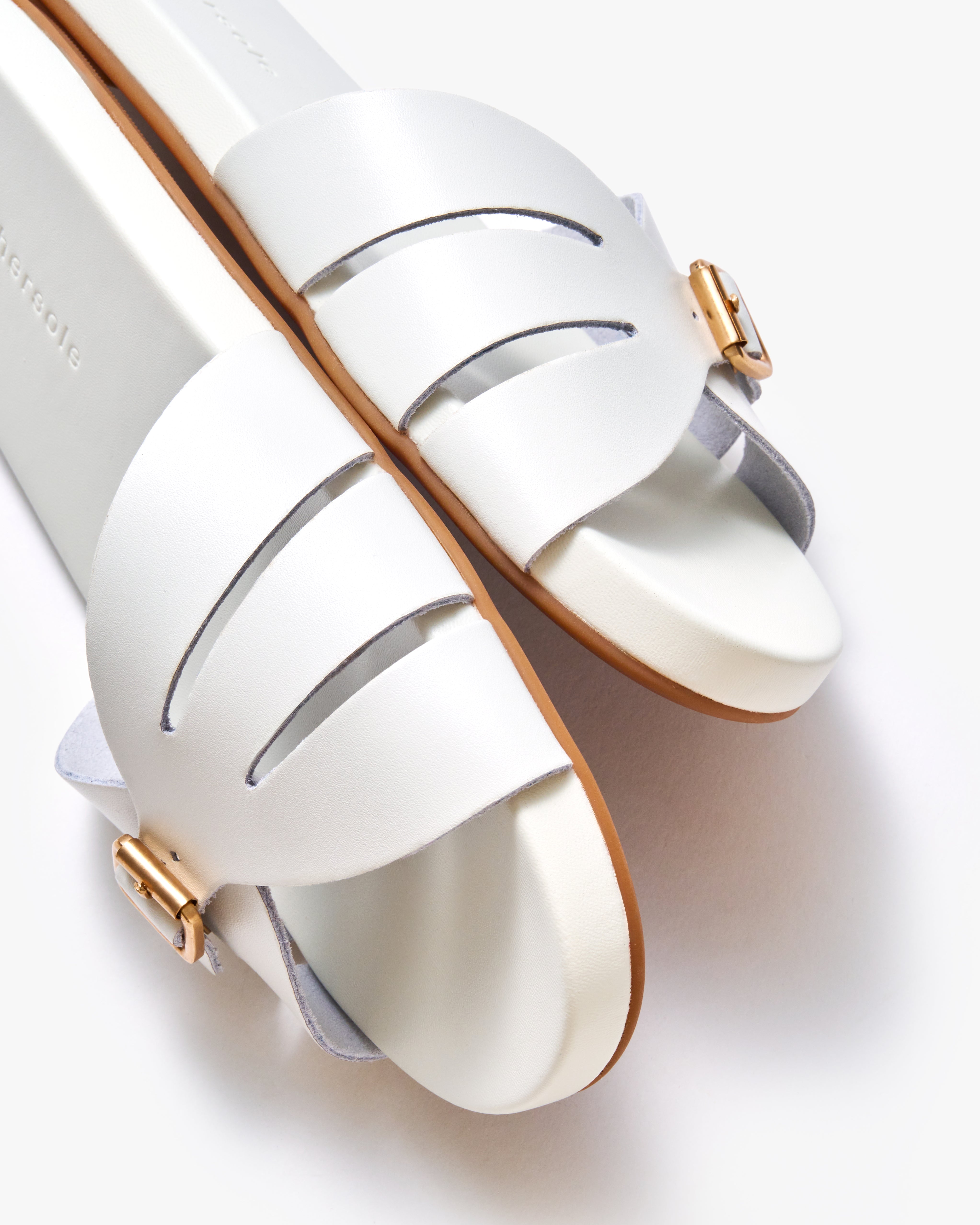 White Sunday Slides - Comfortable & Stylish Women's Slides for Casual Wear, Beach, Pool, and Home Use