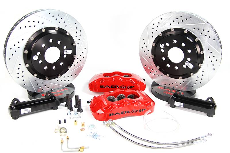 Baer 14 Pro+ Rear Big Brake Kit for Dodge Challenger, Charger & Magnum 2005-2024 (Excludes SRT Models) - High Performance Braking System for Racing & Street Use