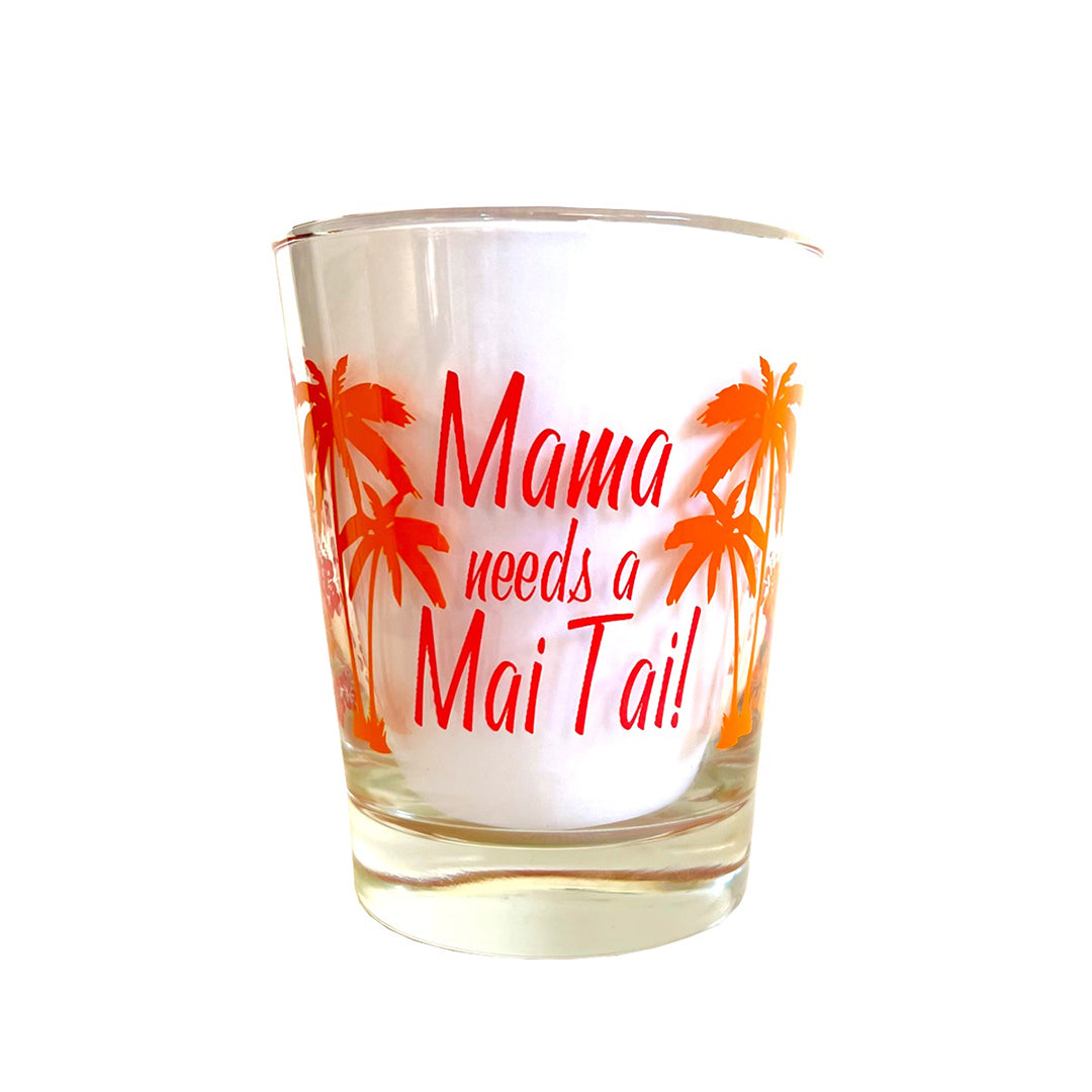 MAMA NEEDS A MAI TAI T-Shirt - Funny Tropical Vacation Shirt for Women (2 Color Options) - Perfect for Beach Parties, Girls Trips & Summer Vacations