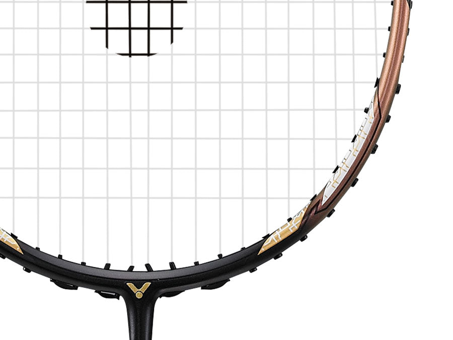 Victor Thruster K Falcon Enhanced Edition Badminton Racket - Demo Rental for Training & Competitive Play - Lightweight & Durable Carbon Fiber Shuttlecock Racket for Indoor/Outdoor Sports