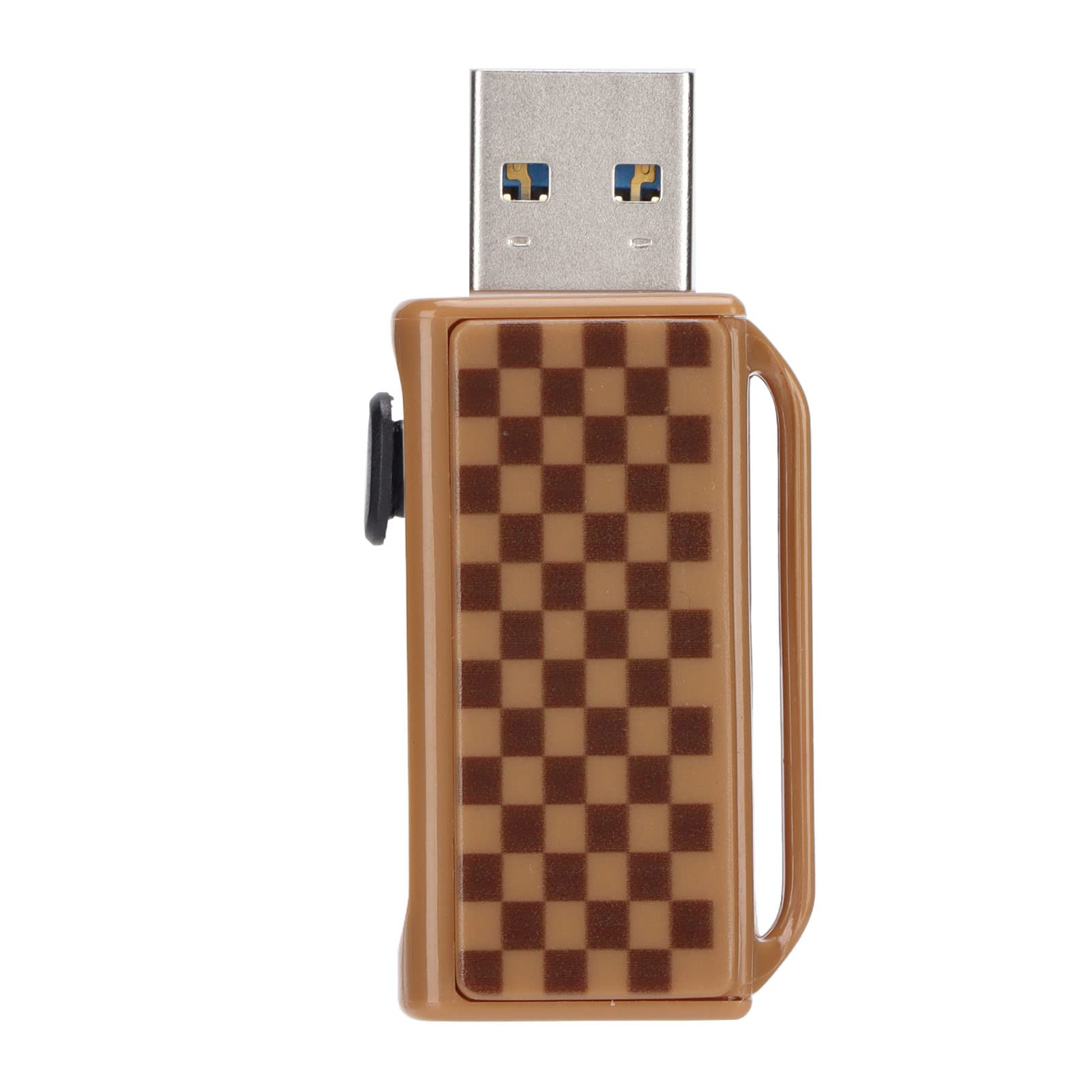 Zunate 128GB USB Flash Drive - High-Speed Push Pull Thumb Drive for PC & Laptop - Portable Grid Design for Office & School Use