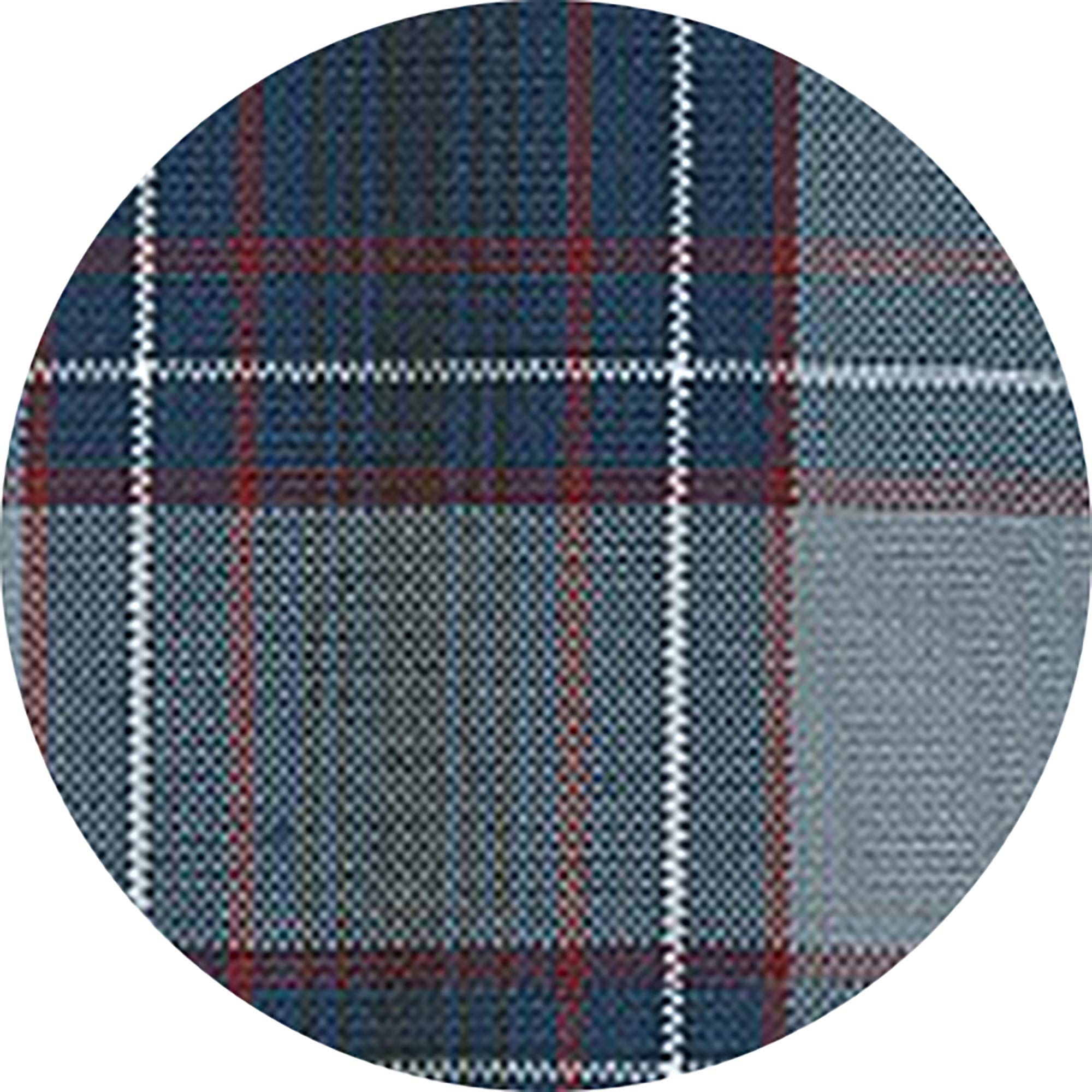 Plaid School Uniform Hair Ties Set of 2 - Girls & Women Hair Accessories for Pony Tails & Braids