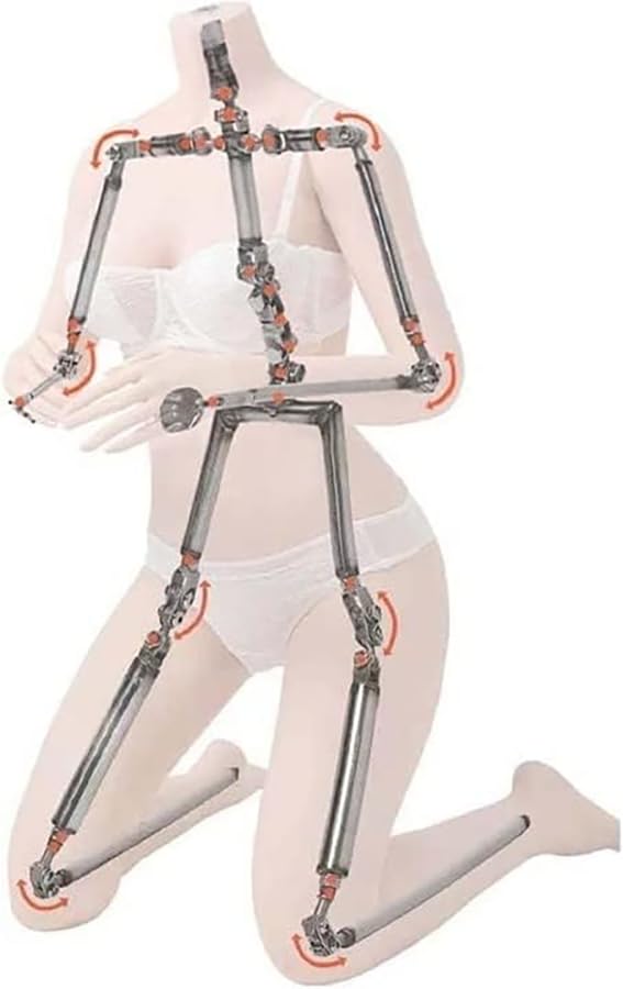 Realistic 166cm (5.45ft) Lifesize TPE Sex Doll for Men - Small Jelly Boobs, Female Torso, Full Body Silicone Adult Toy | Perfect for Discreet Pleasure, Fantasy Fulfillment & Solo Intimacy