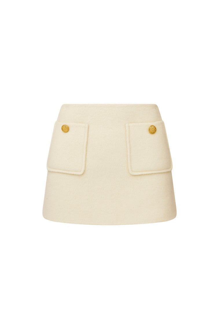 Chula Wool Mini Skirt for Women - Soft & Warm Winter Skirt | Perfect for Casual Outfits, Office Wear & Holiday Parties