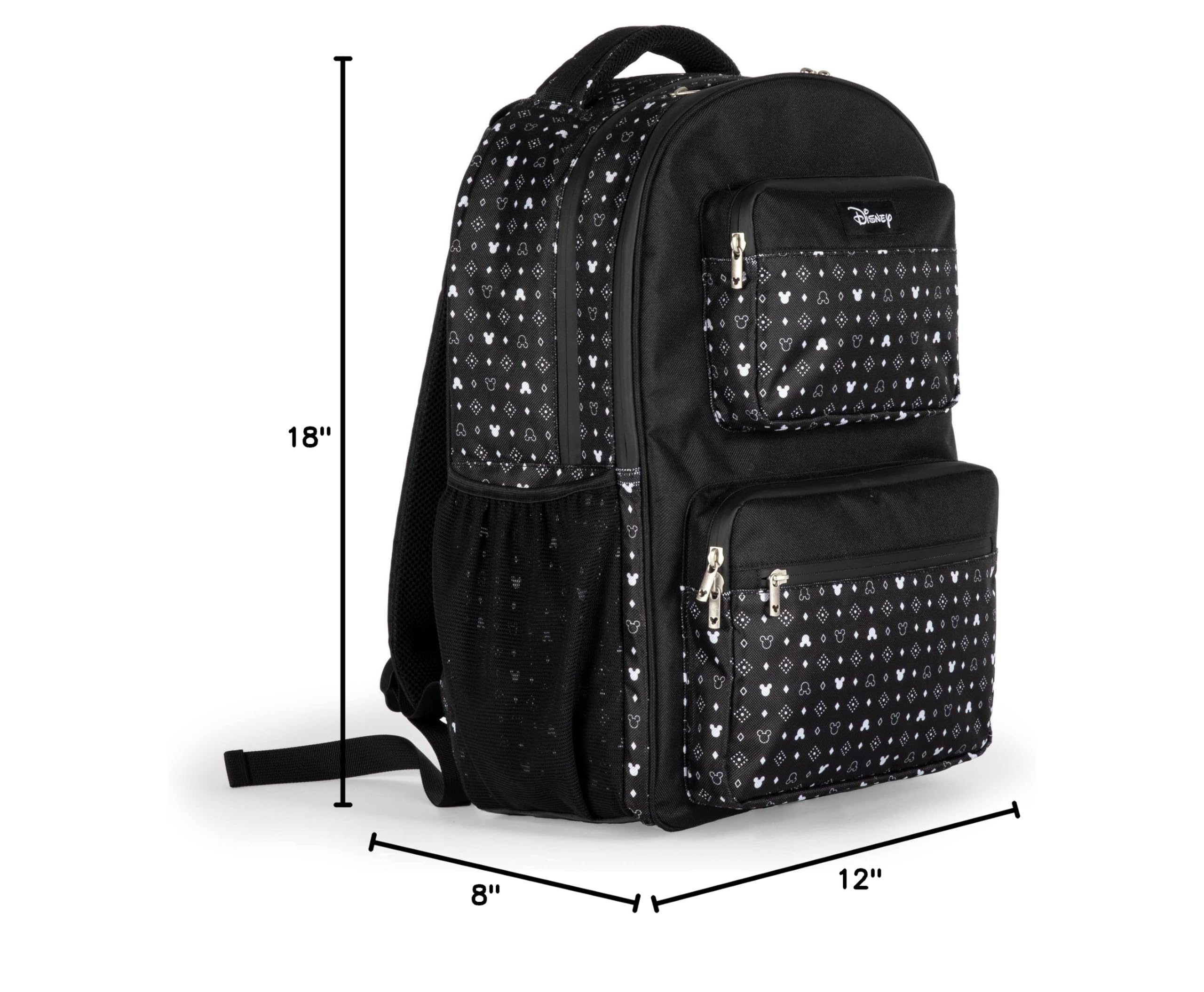 Disney Mickey Mouse Insulated Cooler Backpack for Picnic & Park Trips