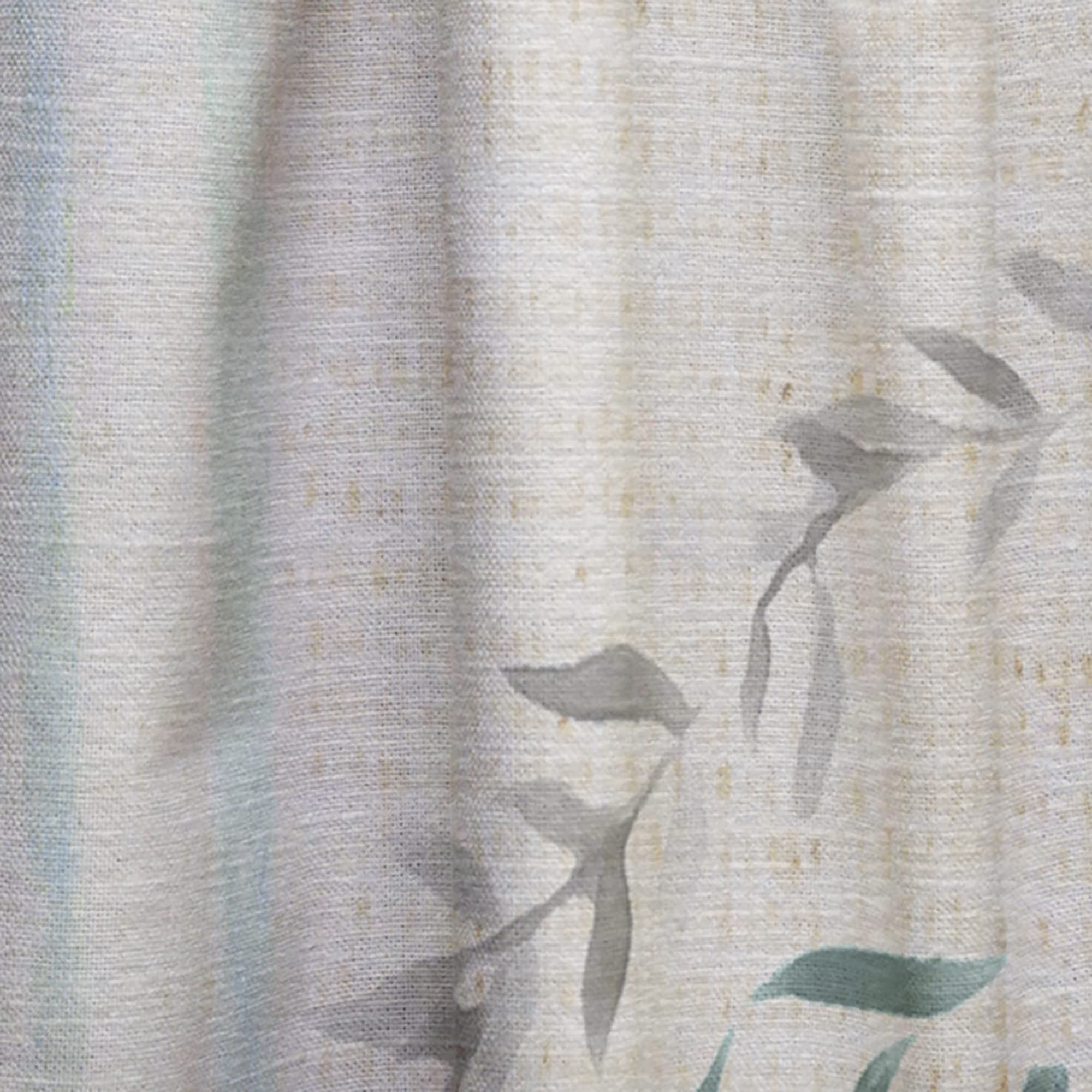 Farmhouse Floral Curtains - Thermal Insulated Single Panel Window Drapes 52x63 - Perfect for Bedroom & Living Room Decor | Blackout & Energy Saving Window Treatment