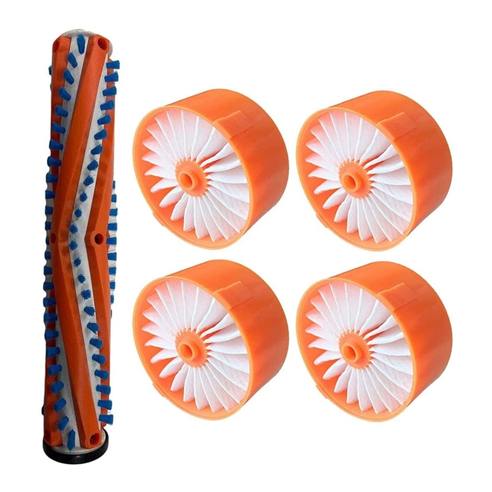 Segert Vacuum Cleaner Parts for Black+Decker BSV202G - 4pc Filter & Brush Set (Orange) - Floor Cleaning Accessories