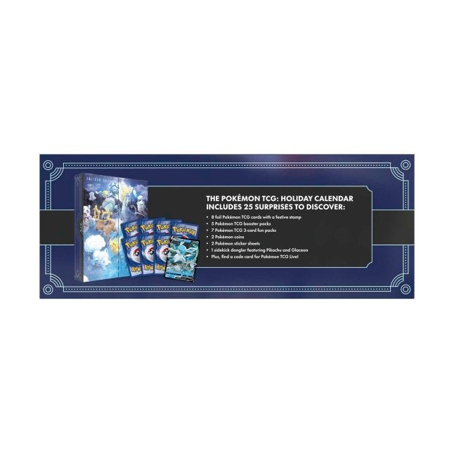 Pokemon TCG Holiday Advent Calendar 2023 - 24 Days of Collectible Cards & Fun Surprises for Kids & Collectors | Christmas Countdown Gift Idea