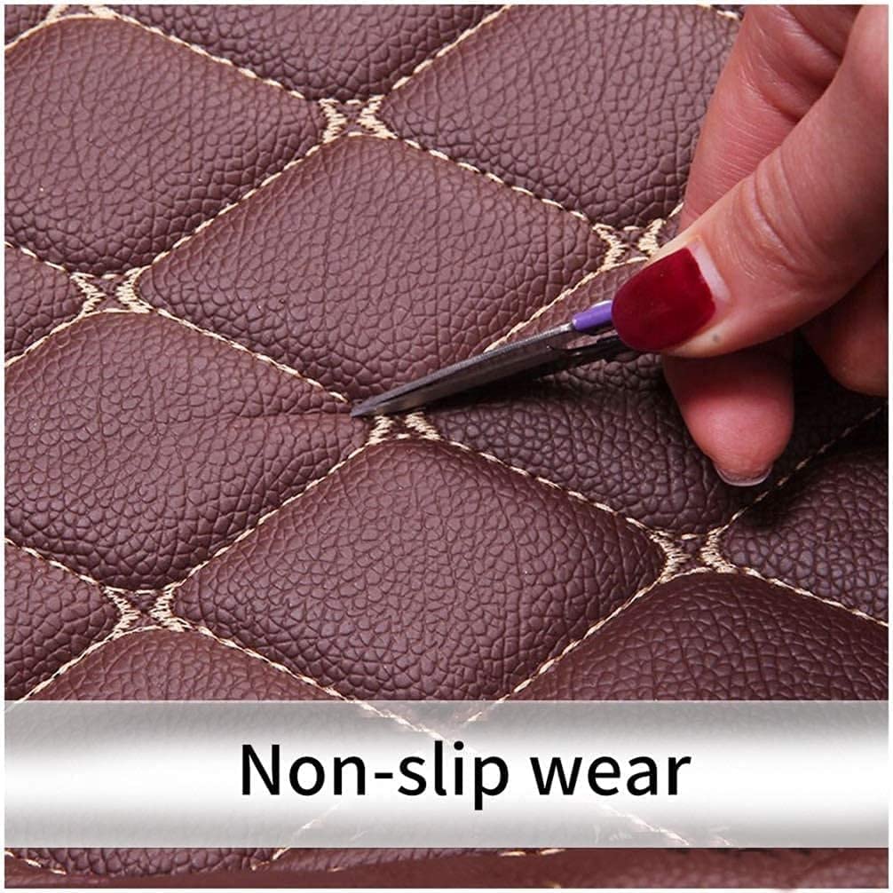 Premium Custom Car Floor Mats for Dodge Journey 2009-2018 - Luxury Leather, Waterproof, Non-Slip Full Coverage Floor Liners (Beige) - Perfect for All-Weather Protection & Interior Style Enhancement