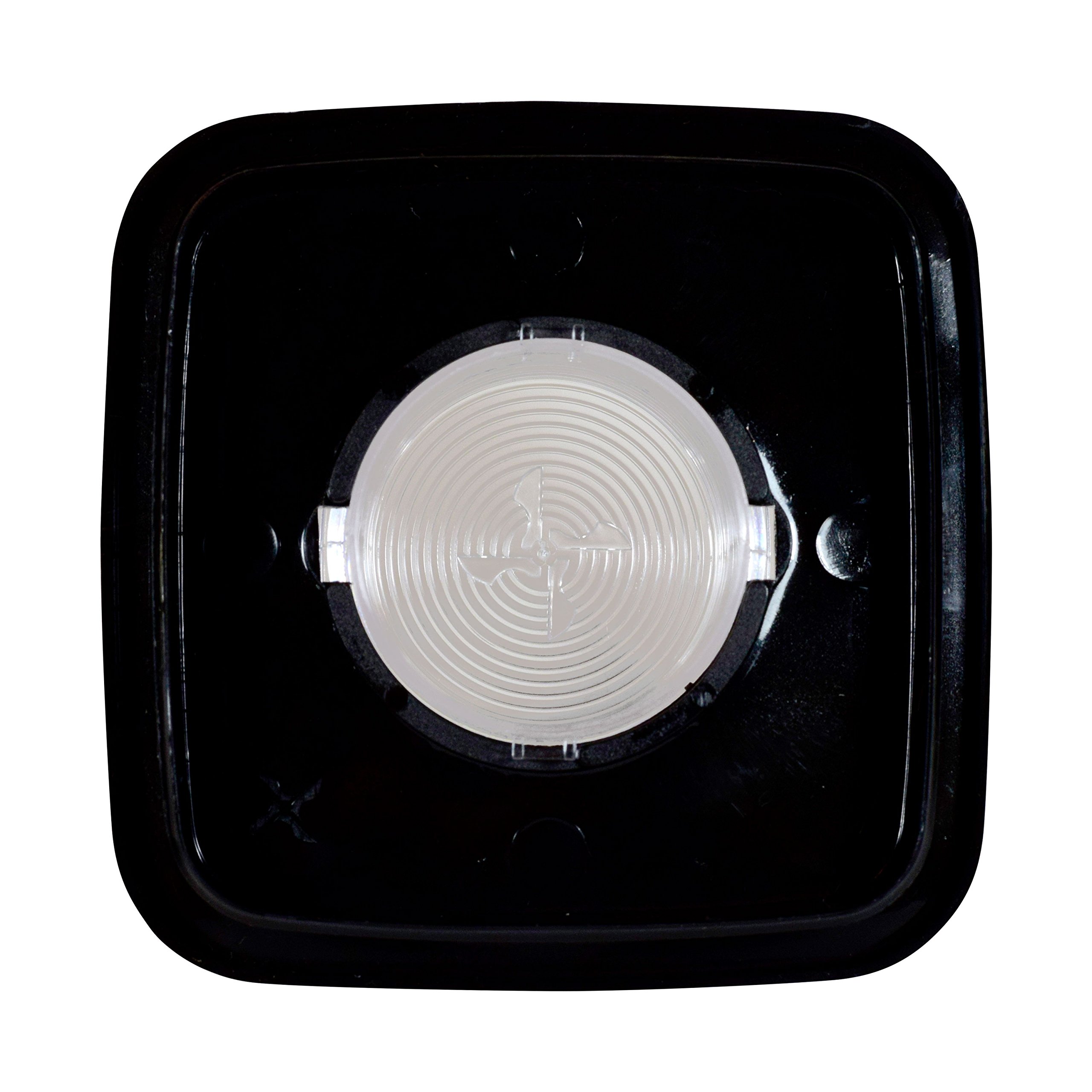 Univen Replacement Blender Jar Lid and Center Fill Cap - Compatible with Oster & Osterizer Blenders - Durable Black Square Design - Perfect for Smoothies, Shakes and Food Processing