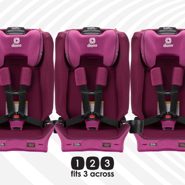 Diono Radian 3R SafePlus Convertible Car Seat - 3-in-1 Rear Facing, Forward Facing & Booster for Kids 5-120 lbs - Premium Safety for Infants, Toddlers & Big Kids - Perfect for Travel & Everyday Use
