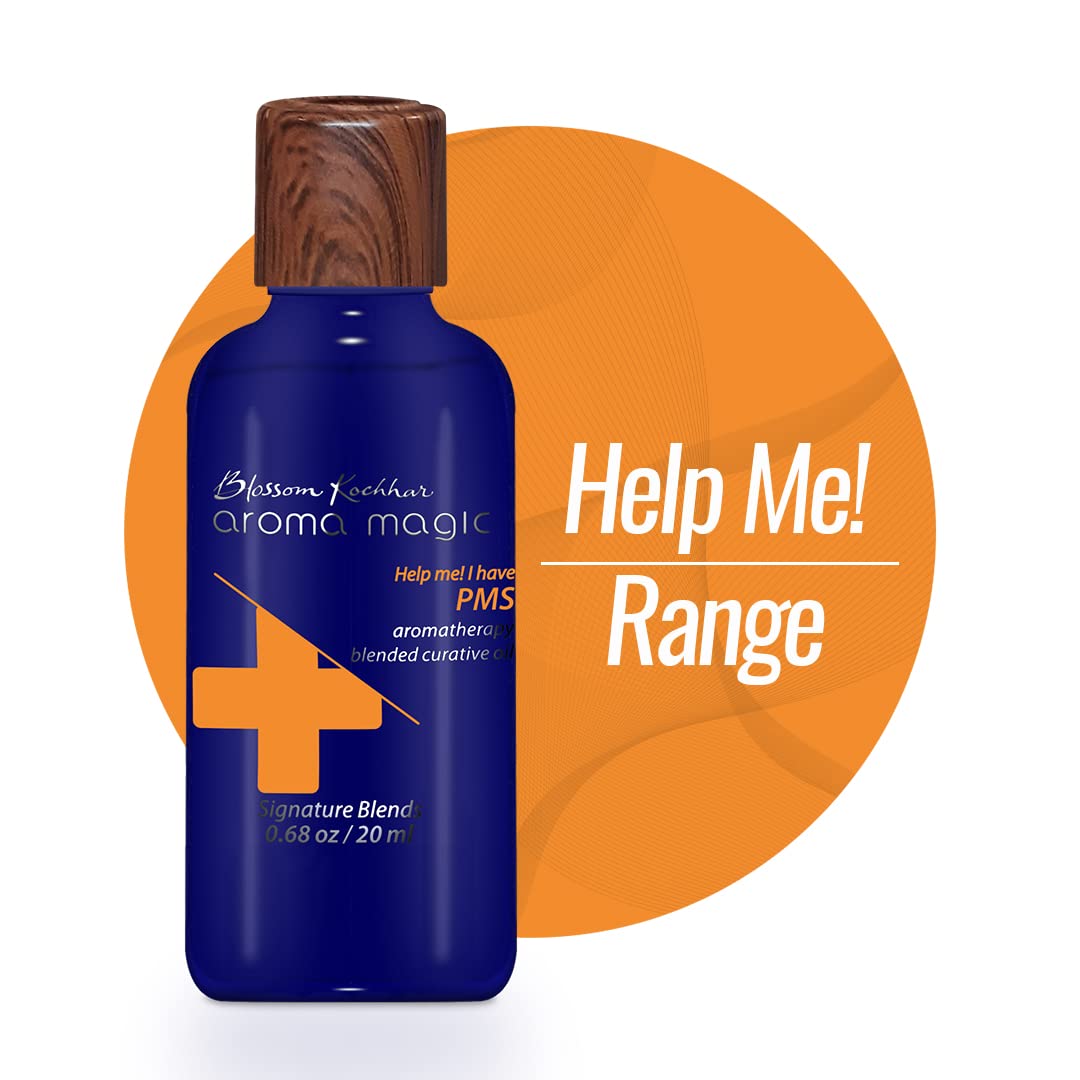 Aroma Magic PMS Relief Essential Oil - 20ml for Stress Relief, Mood Balance & Relaxation - Perfect for Aromatherapy, Massage & Diffusers