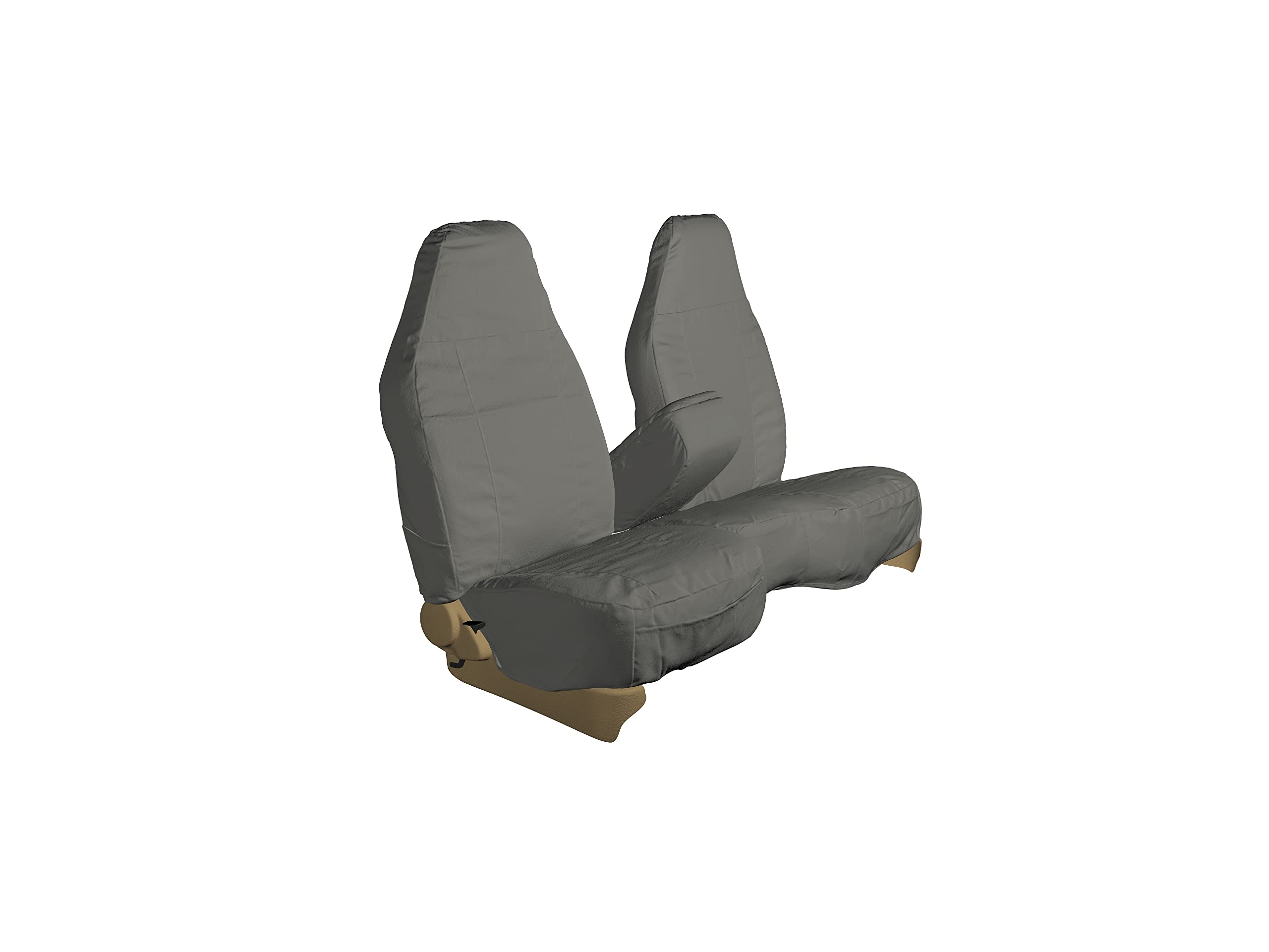 Durafit F220-C8 Custom Gray Waterproof Seat Covers for 1997-1999 Ford F150 High Back 40/60 Split Seat | Heavy-Duty Endura Fabric | Perfect for Trucks, Work Vehicles & Outdoor Adventures