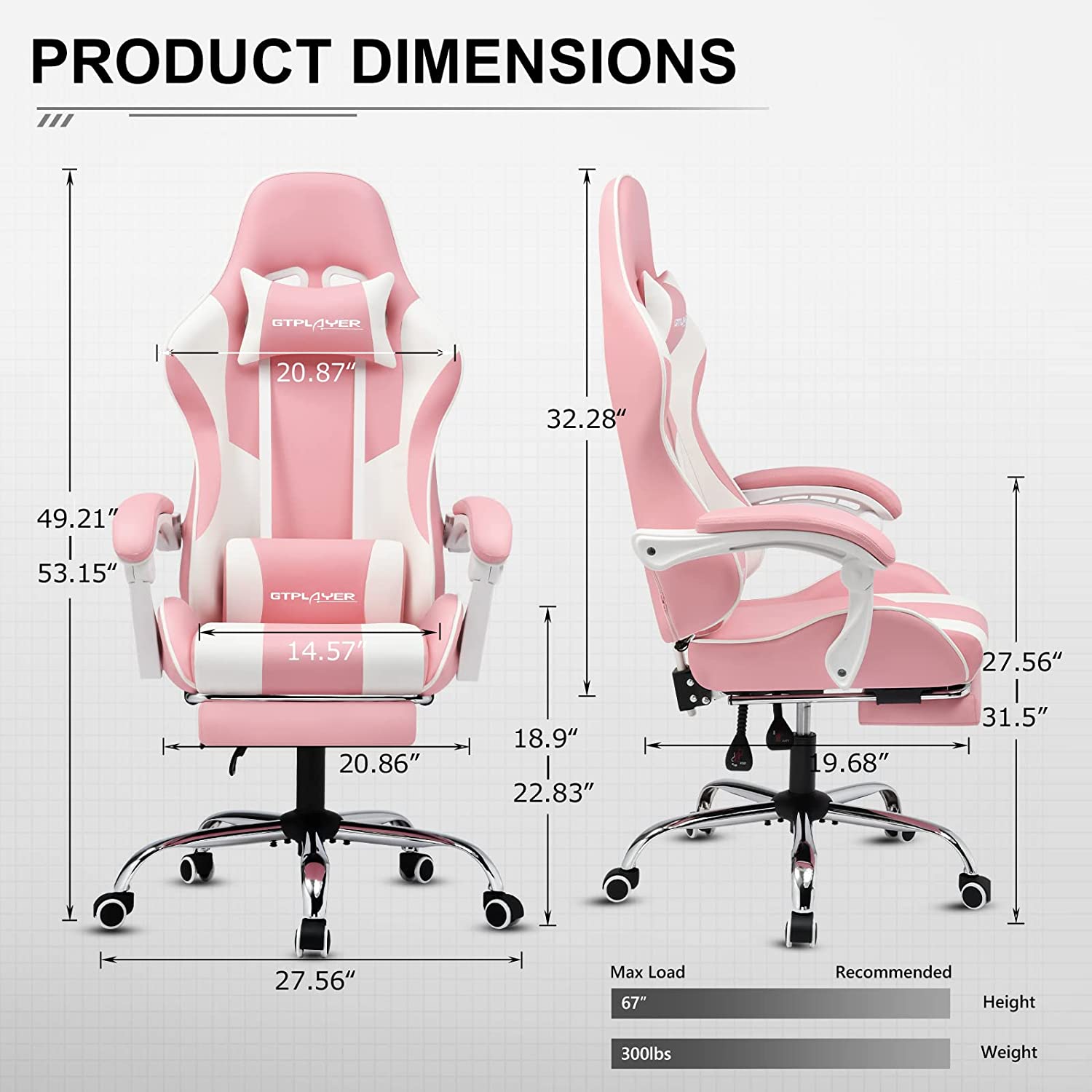 GT800A Adjustable Footrest for Office & Home - Ergonomic Support for Comfortable Work & Relaxation | Perfect for Desks, Chairs, and Standing Workstations