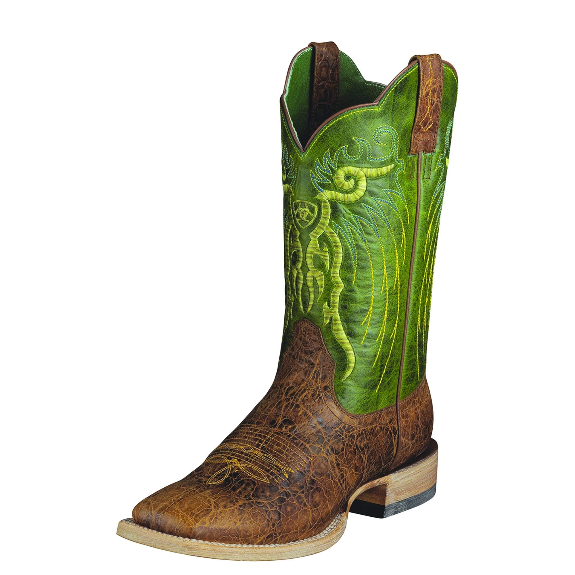 Ariat Men's Mesteno Western Boot - Durable Cowboy Boots for Riding & Work | Comfortable Leather Boots for Ranch, Rodeo & Outdoor Activities