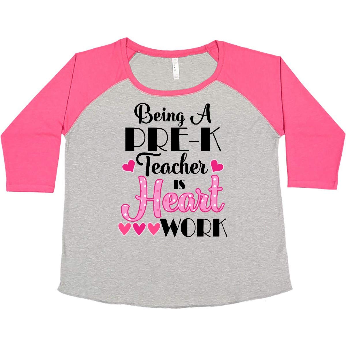 Inktastic Pre K Teacher Preschool Gifts - Women's Plus Size T-Shirt for Teachers, Educators & Childcare Professionals - Perfect for Classroom, Appreciation Gifts & Casual Wear