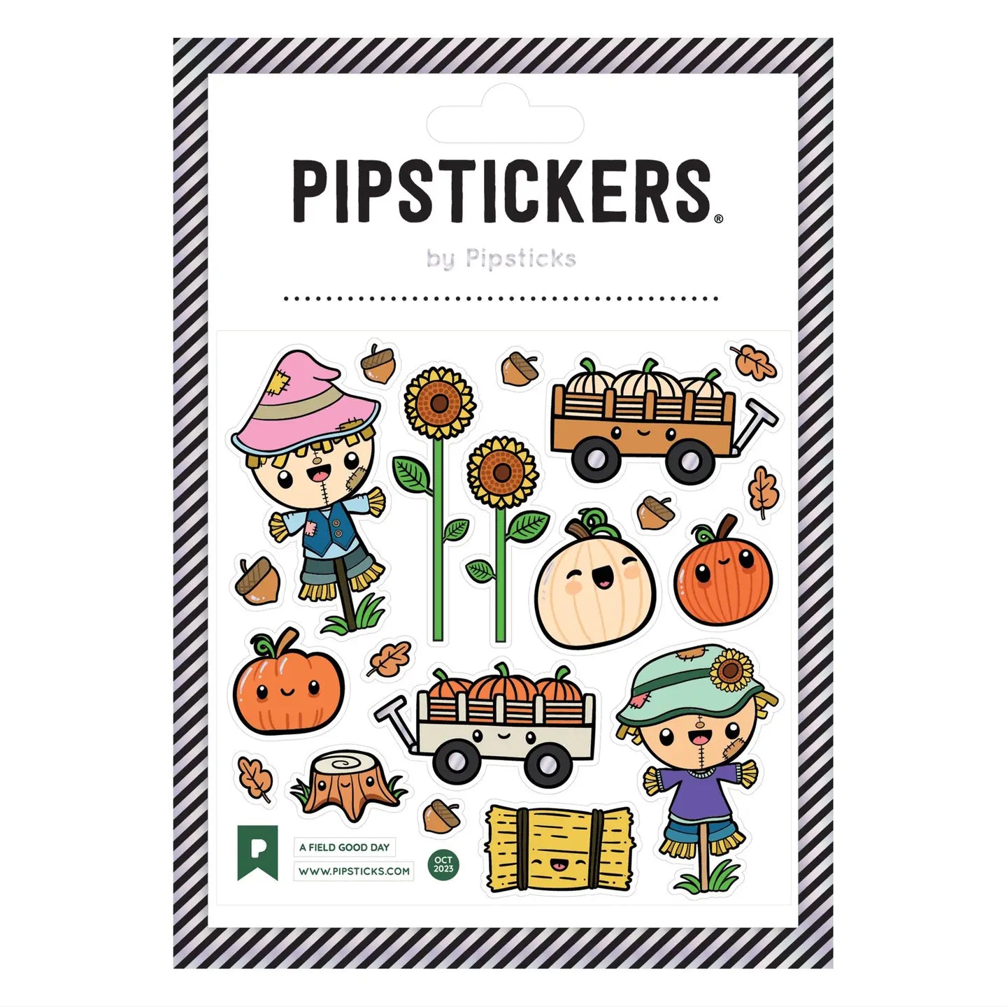 Field Good Day Stickers - Fun & Colorful Vinyl Decals for Laptops, Water Bottles, Journals - Perfect for DIY Crafts, Scrapbooking & Personalizing Gifts